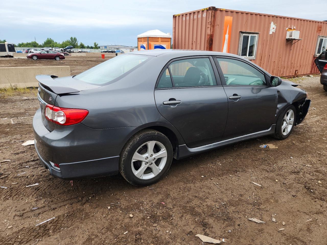 2013 Toyota Corolla S Серый vin: 2T1BU4EE7DC110774
