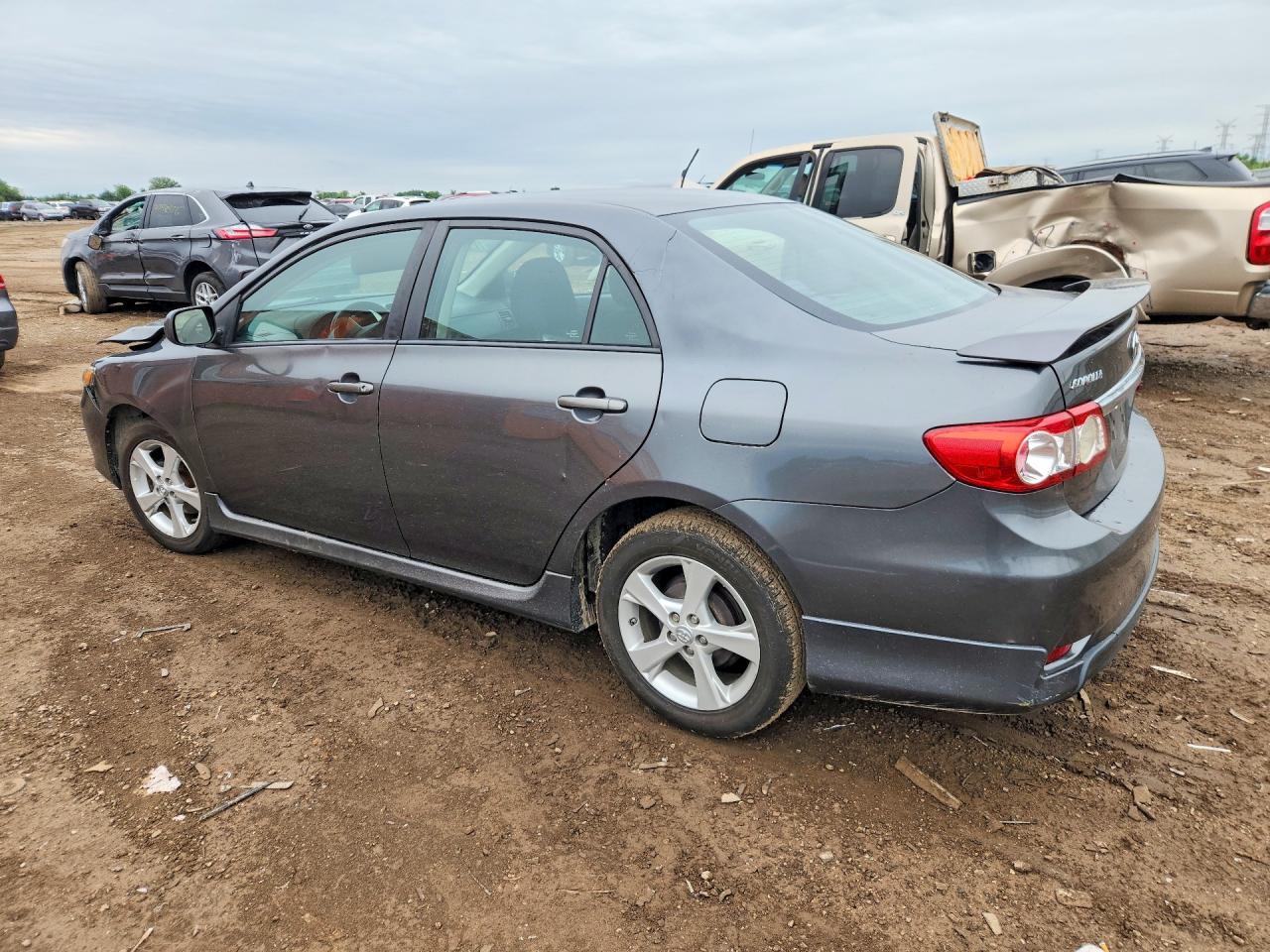 2013 Toyota Corolla S Серый vin: 2T1BU4EE7DC110774