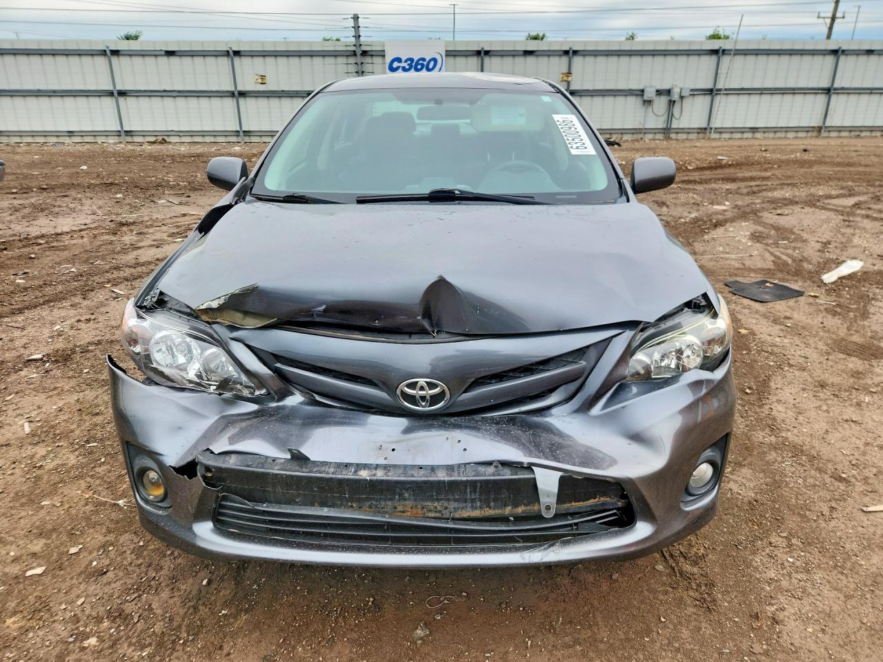 2013 Toyota Corolla S Серый vin: 2T1BU4EE7DC110774