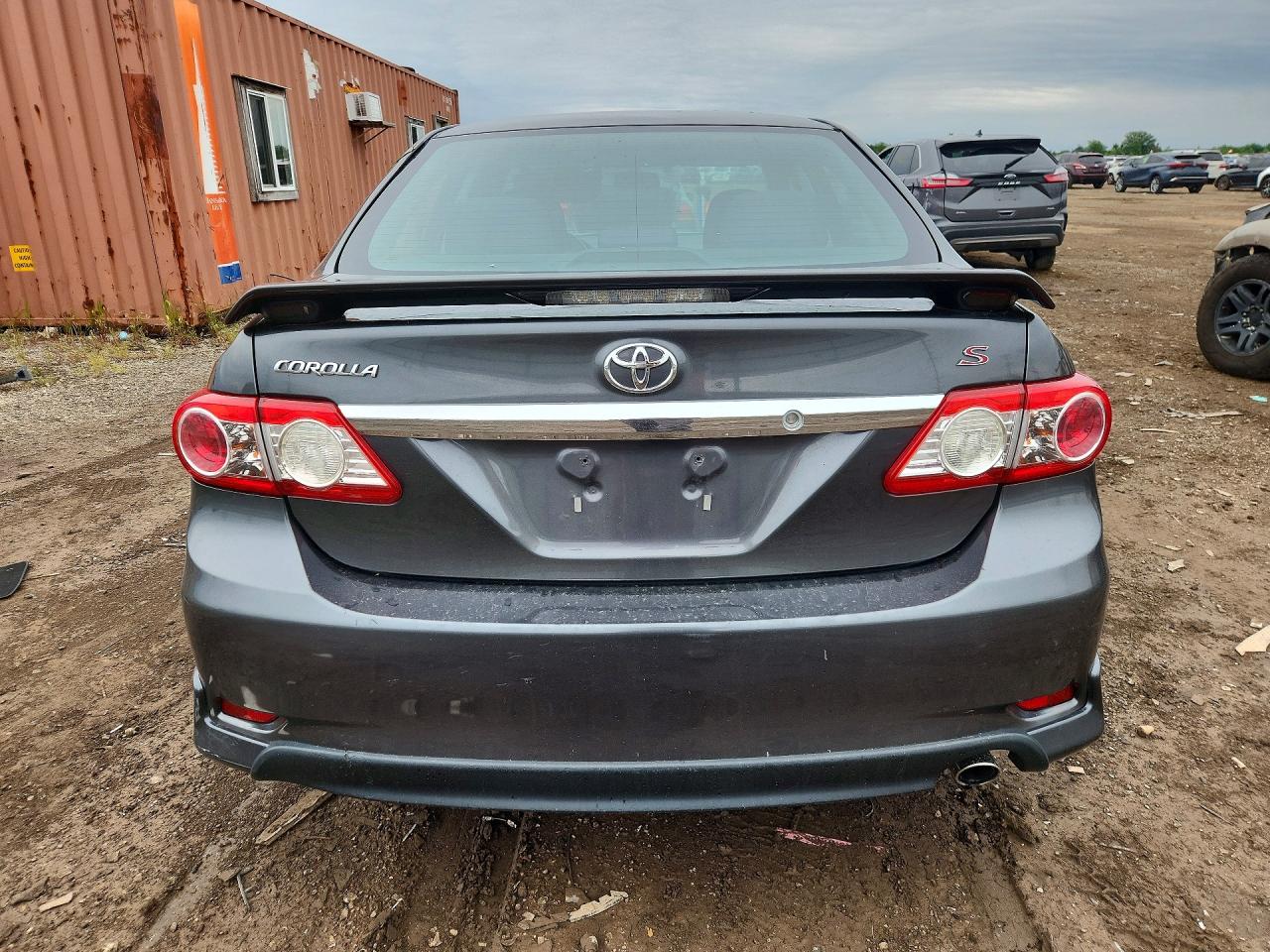2013 Toyota Corolla S Серый vin: 2T1BU4EE7DC110774