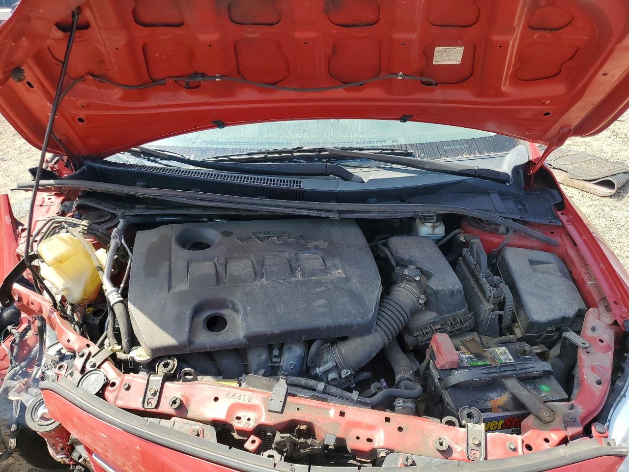 2013 Toyota Corolla Le Red vin: 2T1BU4EE7DC924990