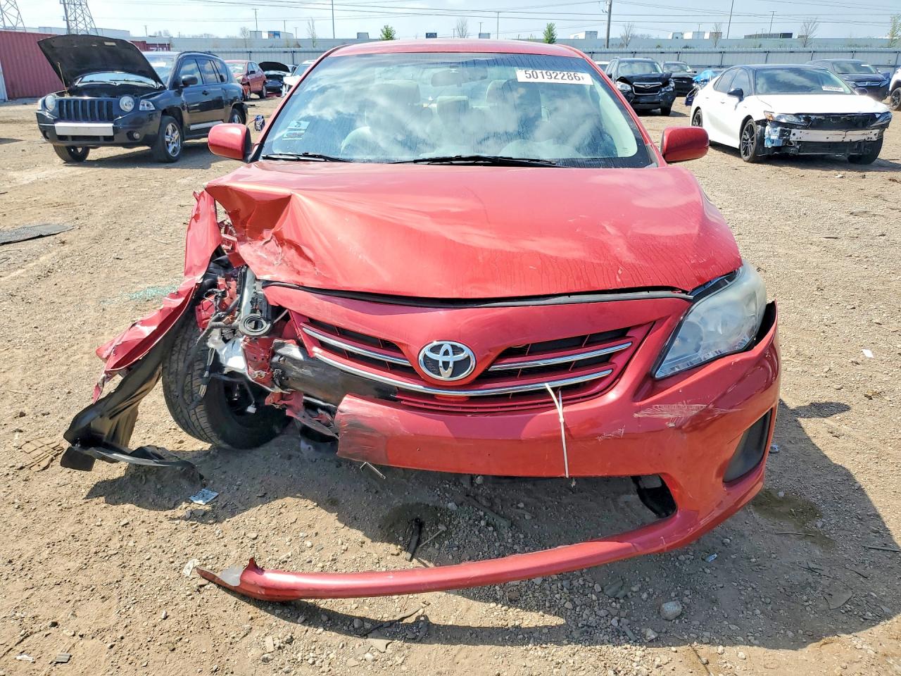 2013 Toyota Corolla Le Red vin: 2T1BU4EE7DC924990