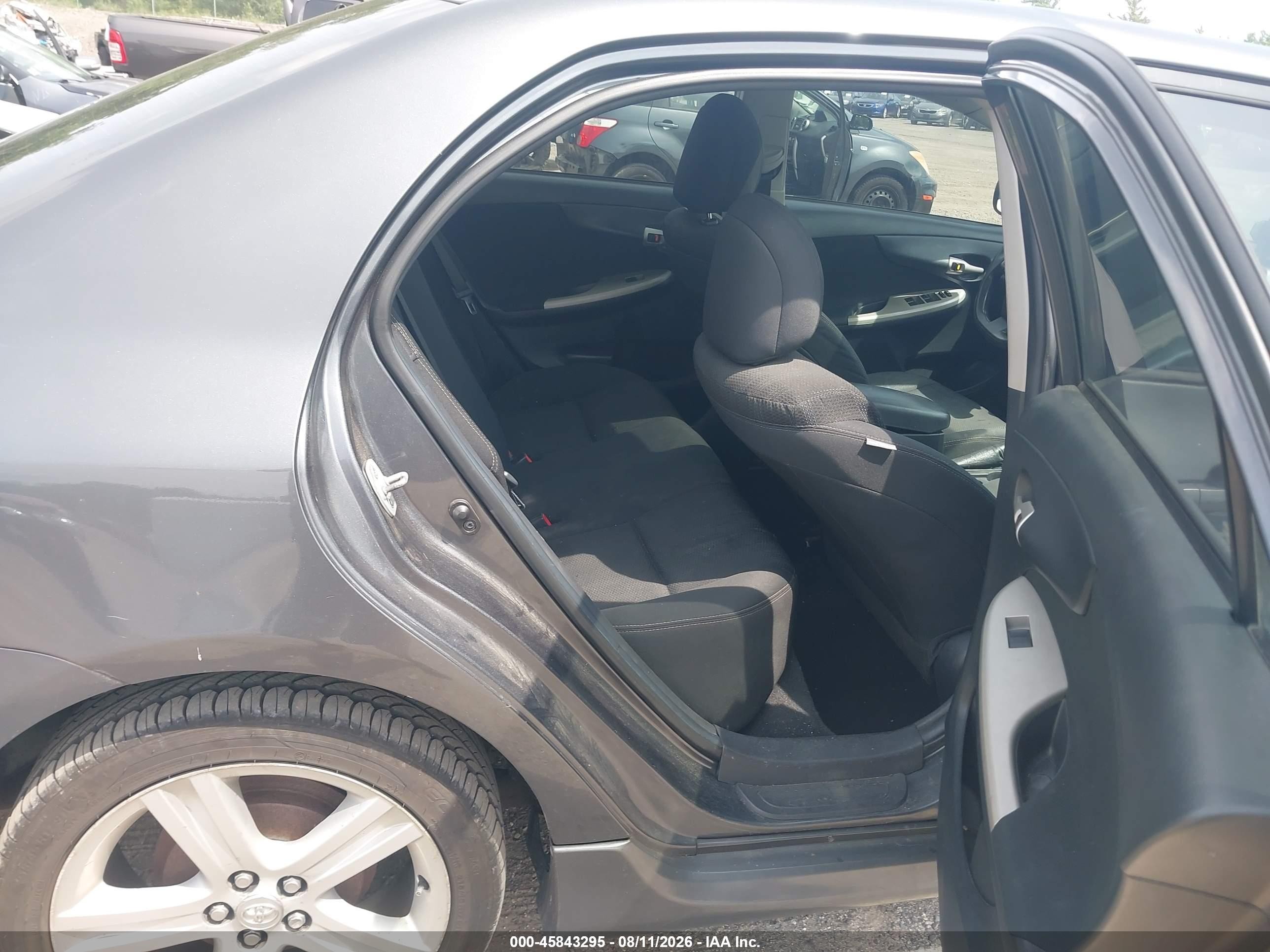 2013 Toyota Corolla S Gray vin: 2T1BU4EE7DC945693