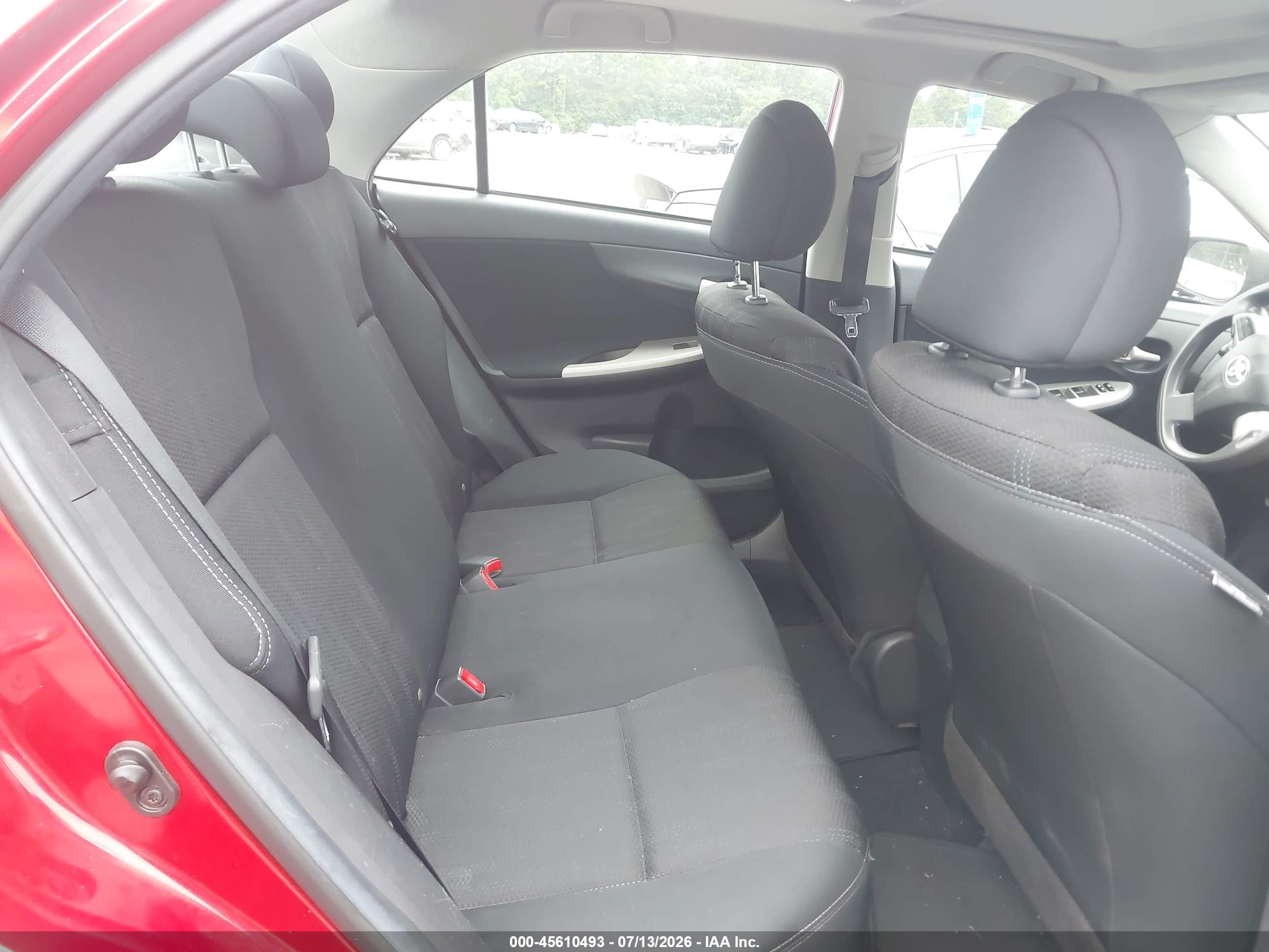 2013 Toyota Corolla S Red vin: 2T1BU4EE7DC958654