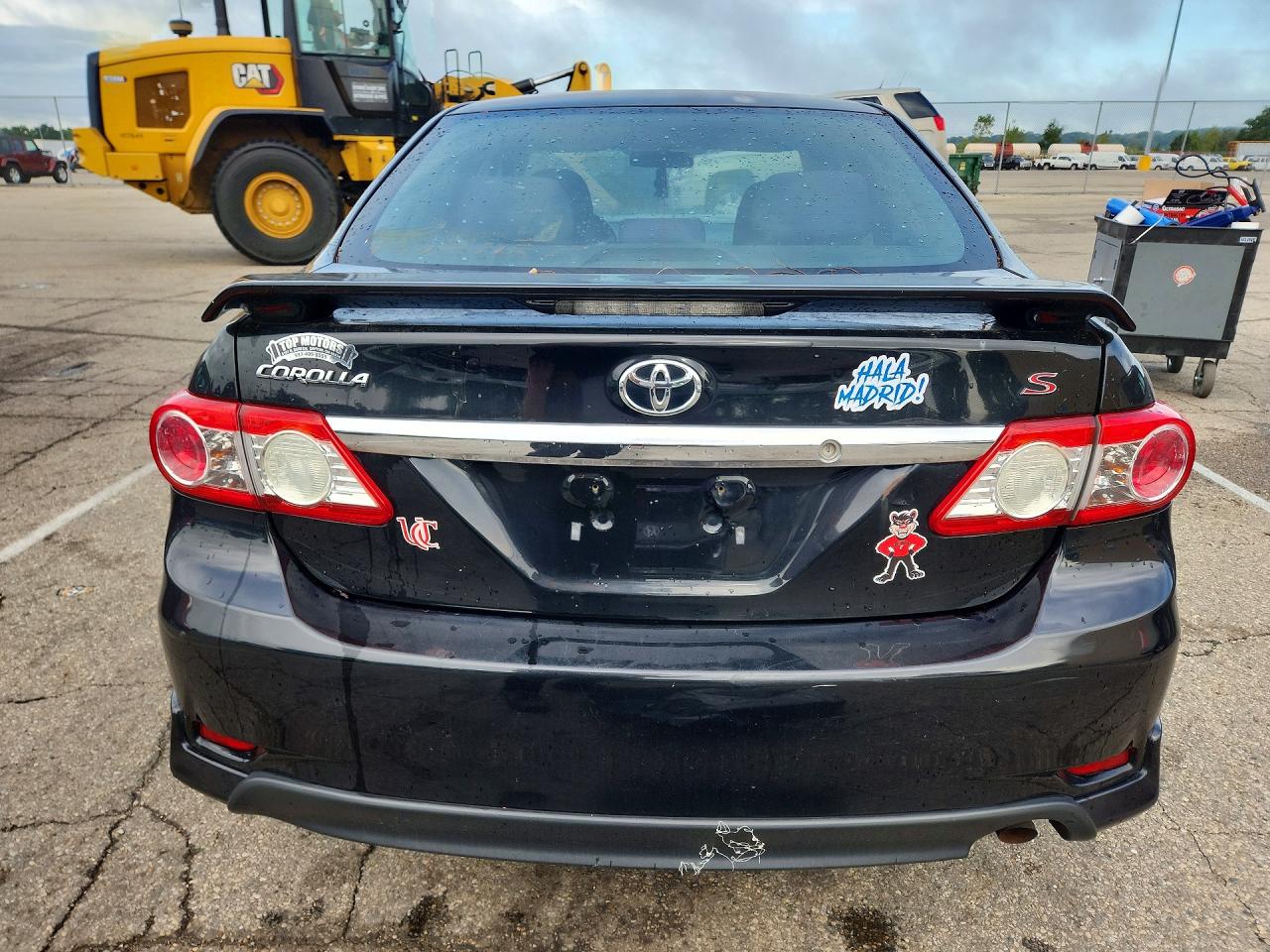 2013 Toyota Corolla S Black vin: 2T1BU4EE7DC977480