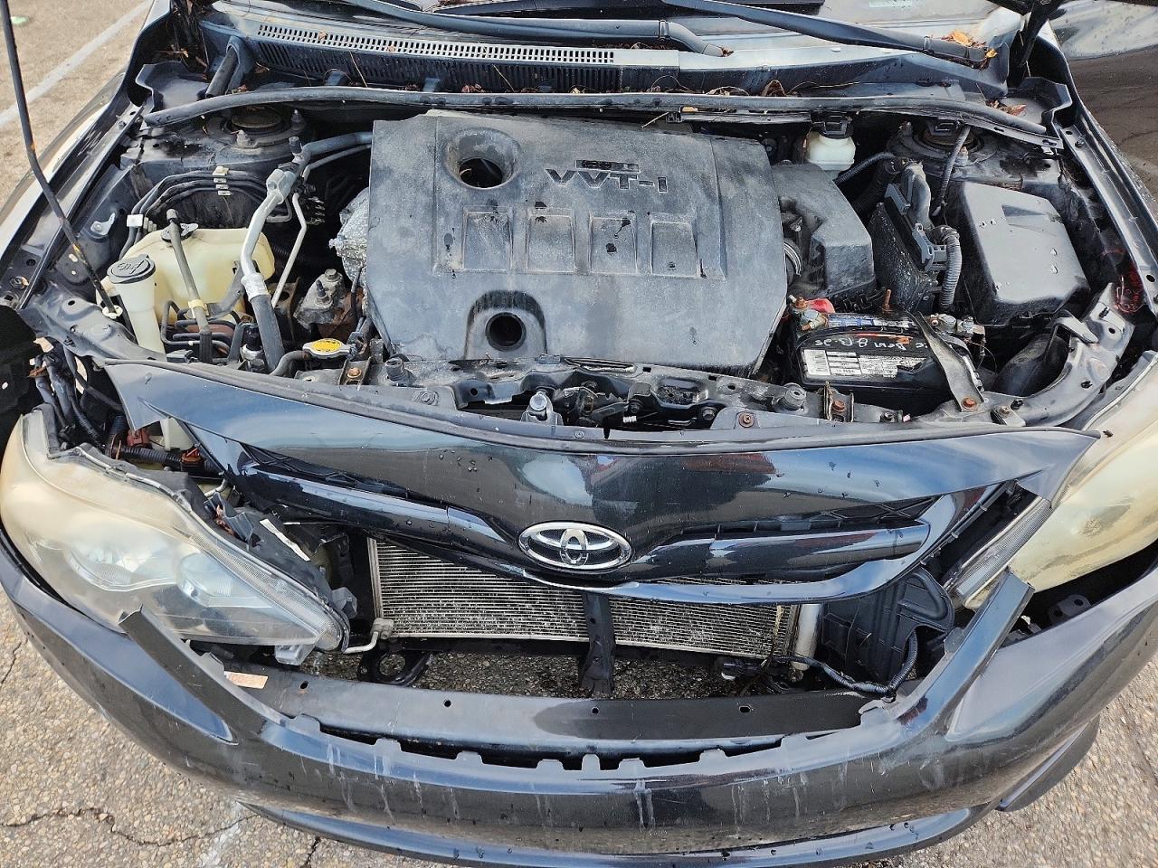 2013 Toyota Corolla S Black vin: 2T1BU4EE7DC977480