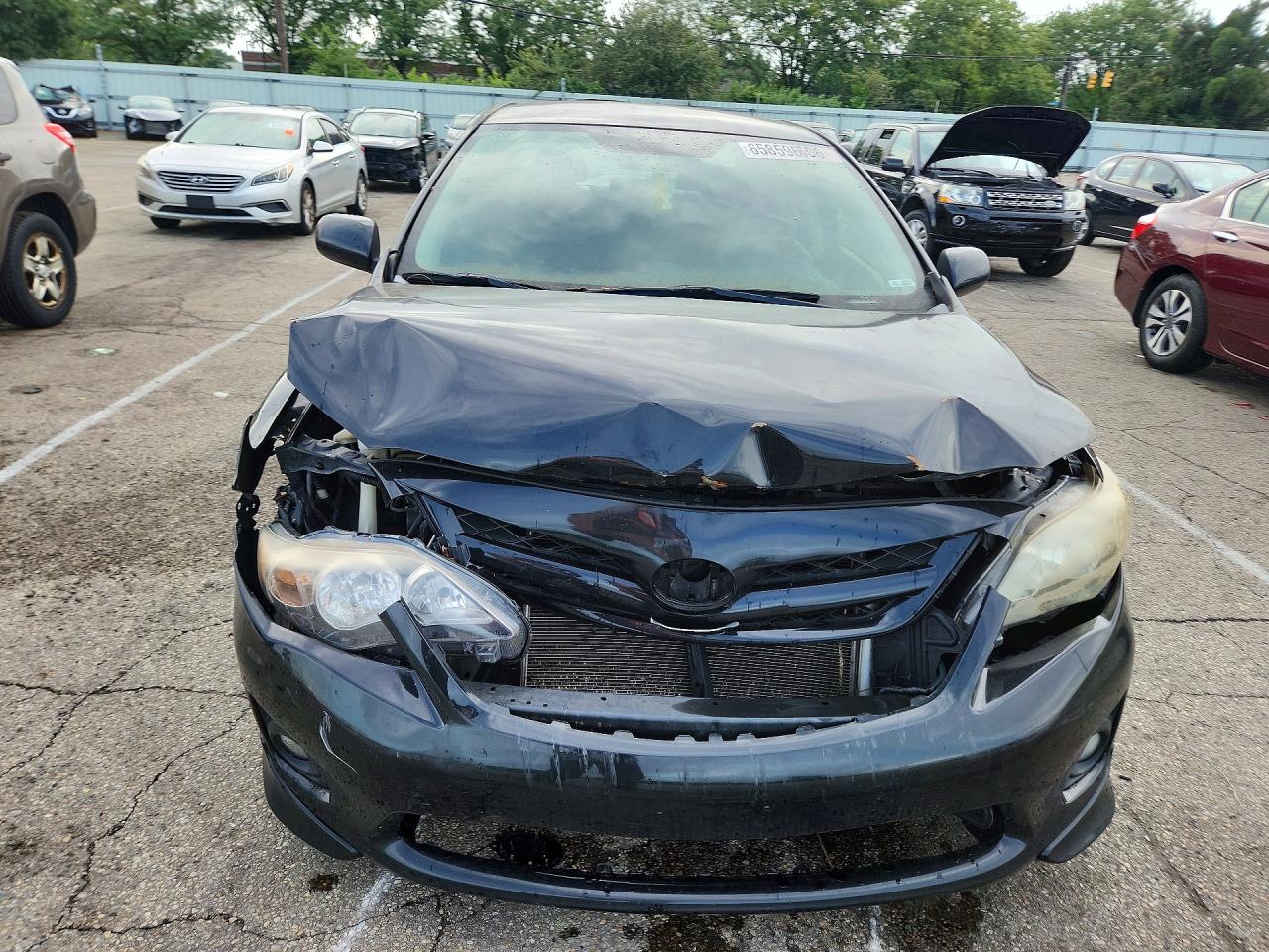 2013 Toyota Corolla S Black vin: 2T1BU4EE7DC977480