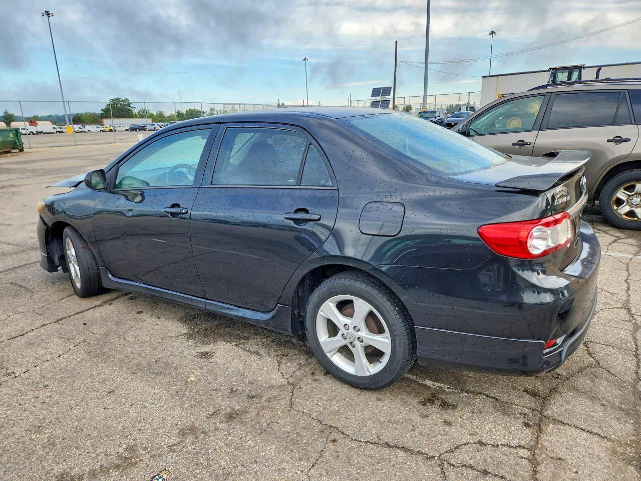 2013 Toyota Corolla S Black vin: 2T1BU4EE7DC977480