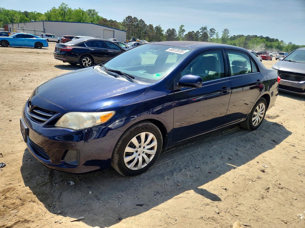 2013 Toyota Corolla Le Blue vin: 2T1BU4EE7DC982310
