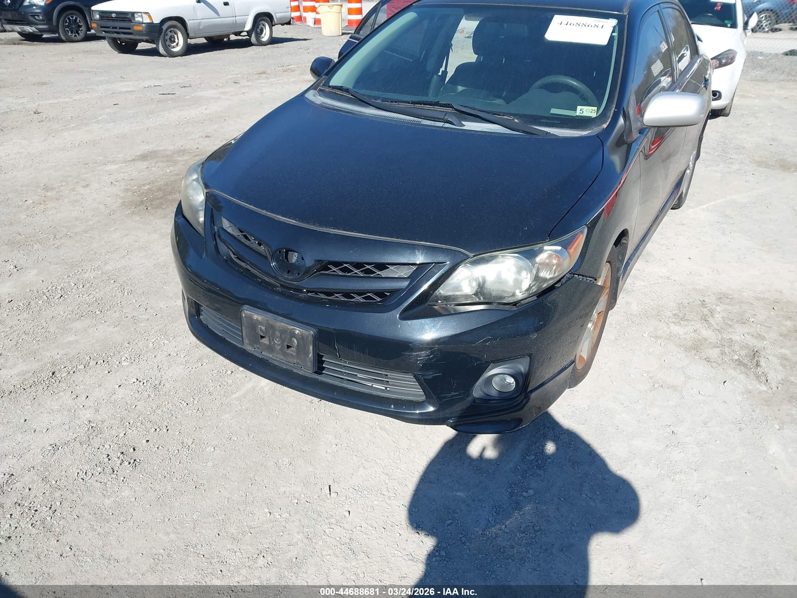 2013 Toyota Corolla S Black vin: 2T1BU4EE7DC996269
