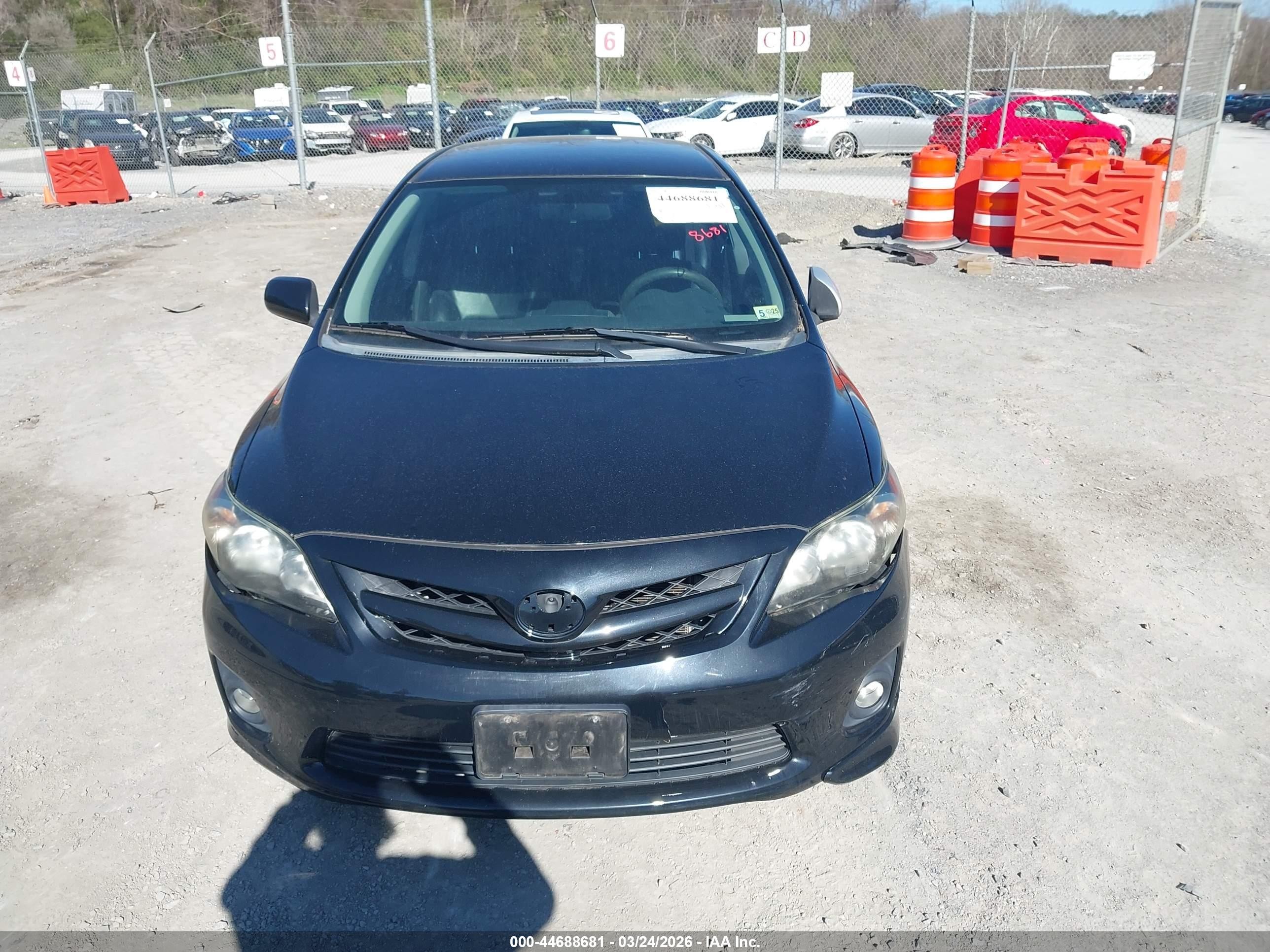 2013 Toyota Corolla S Black vin: 2T1BU4EE7DC996269