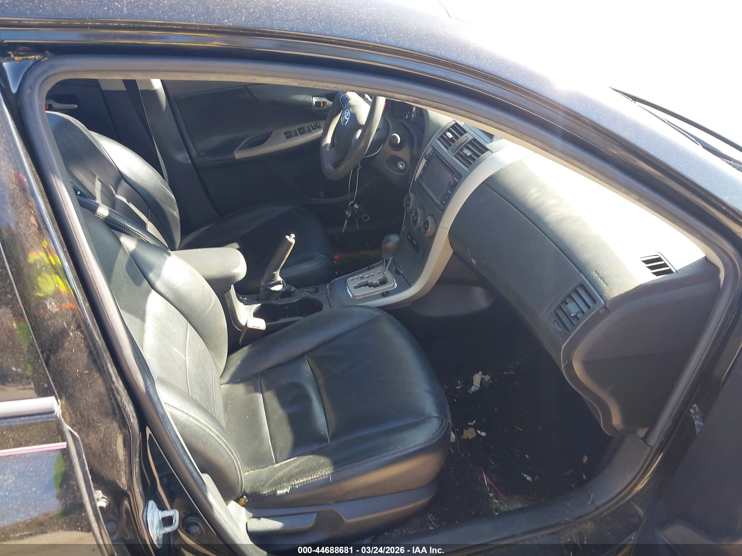 2013 Toyota Corolla S Black vin: 2T1BU4EE7DC996269