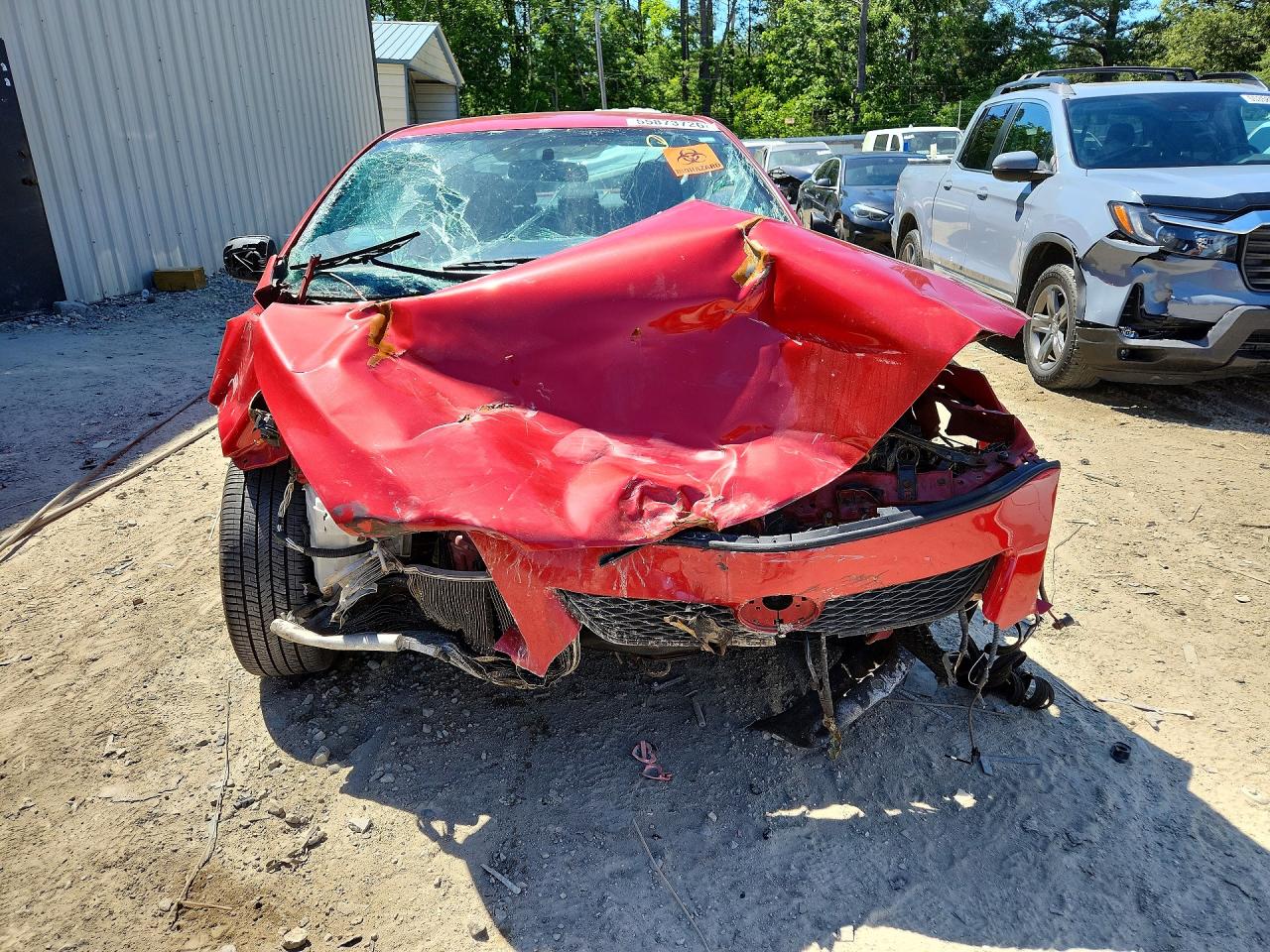 2010 Toyota Corolla S Red vin: 2T1BU4EE8AC252613