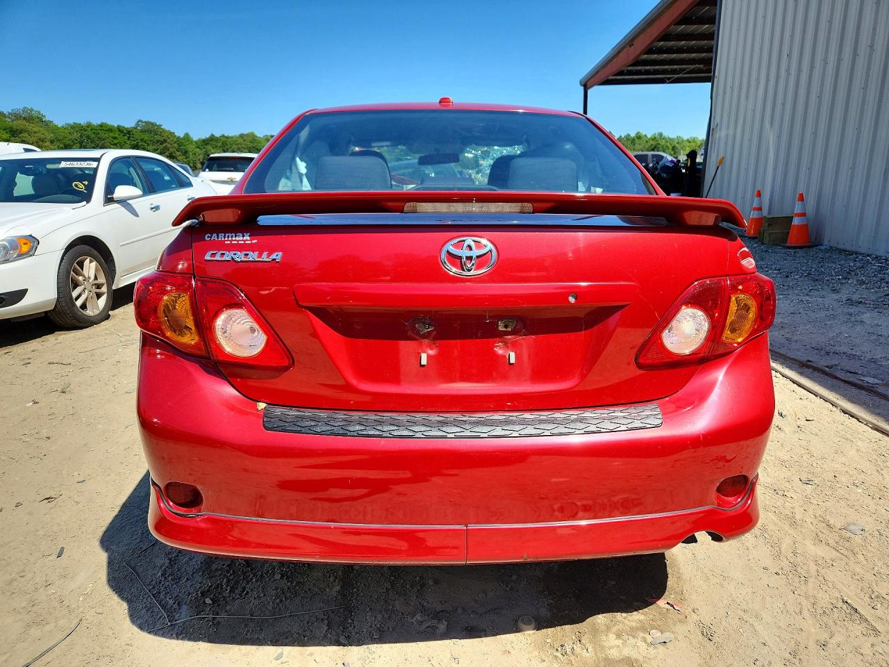 2010 Toyota Corolla S Red vin: 2T1BU4EE8AC252613