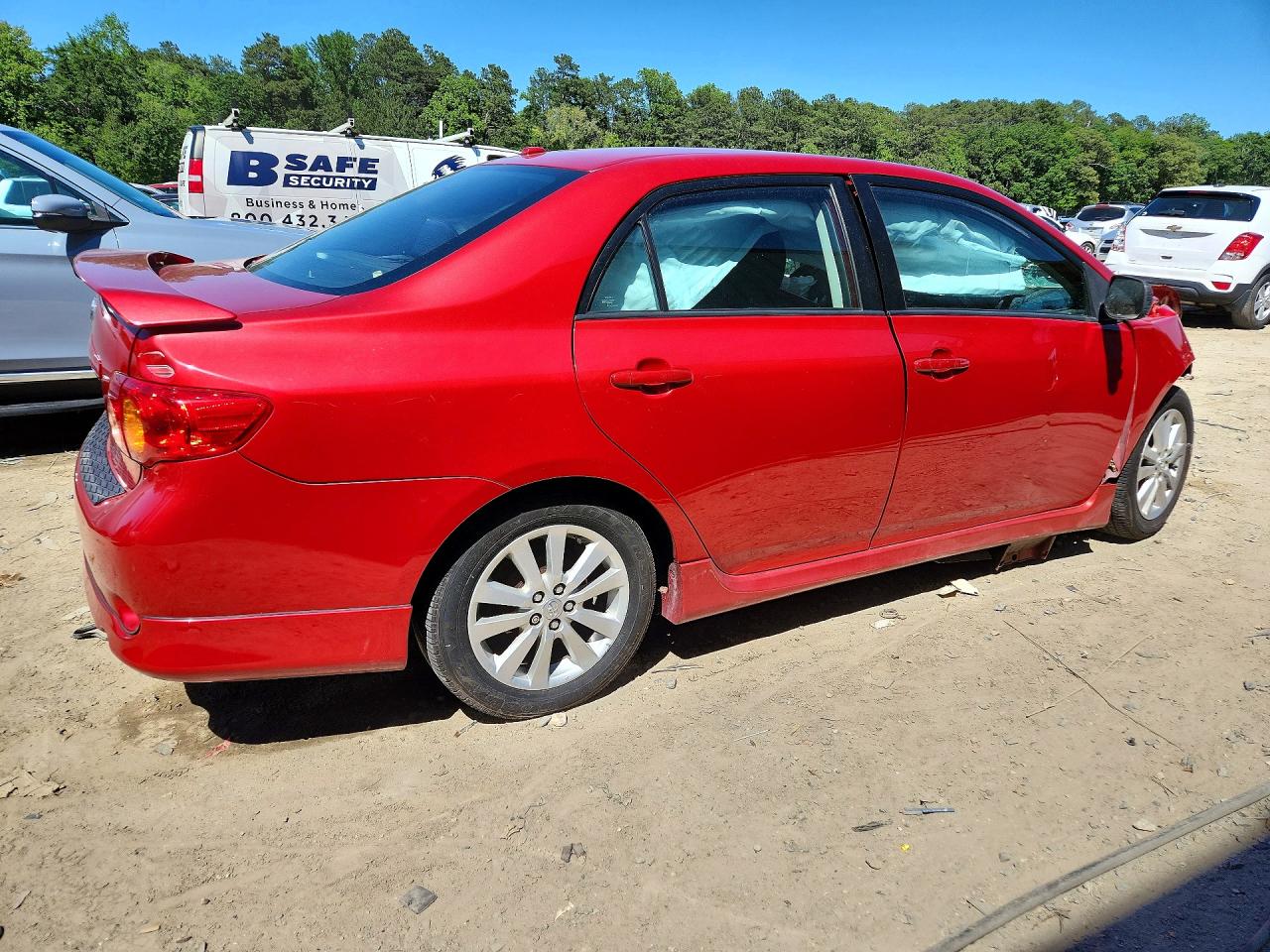 2010 Toyota Corolla S Red vin: 2T1BU4EE8AC252613