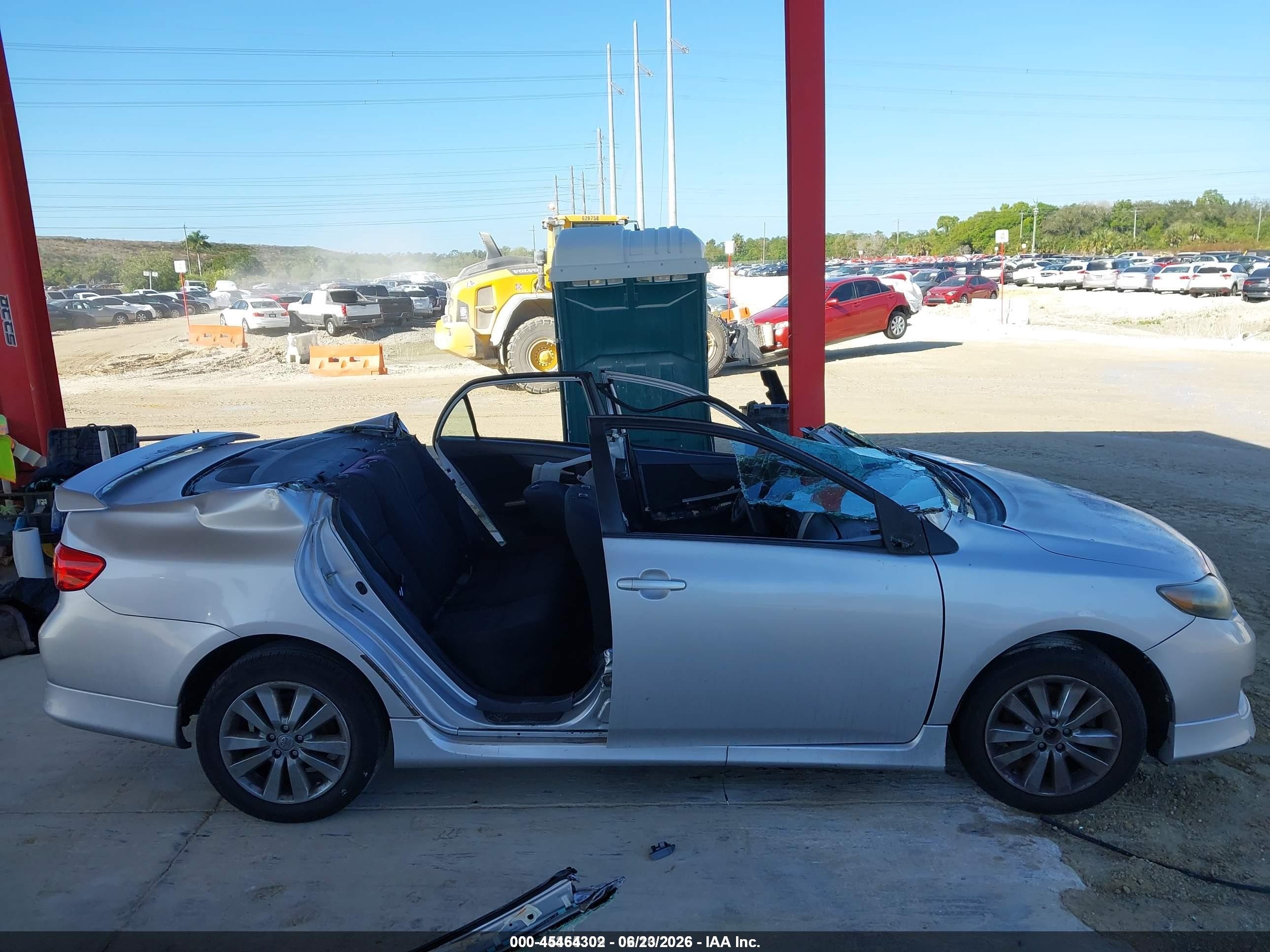 2010 Toyota Corolla S Silver vin: 2T1BU4EE8AC283764