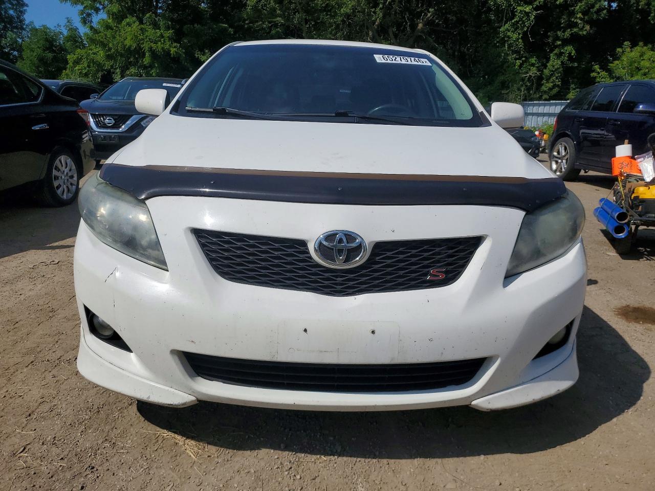 2010 Toyota Corolla Base White vin: 2T1BU4EE8AC299172