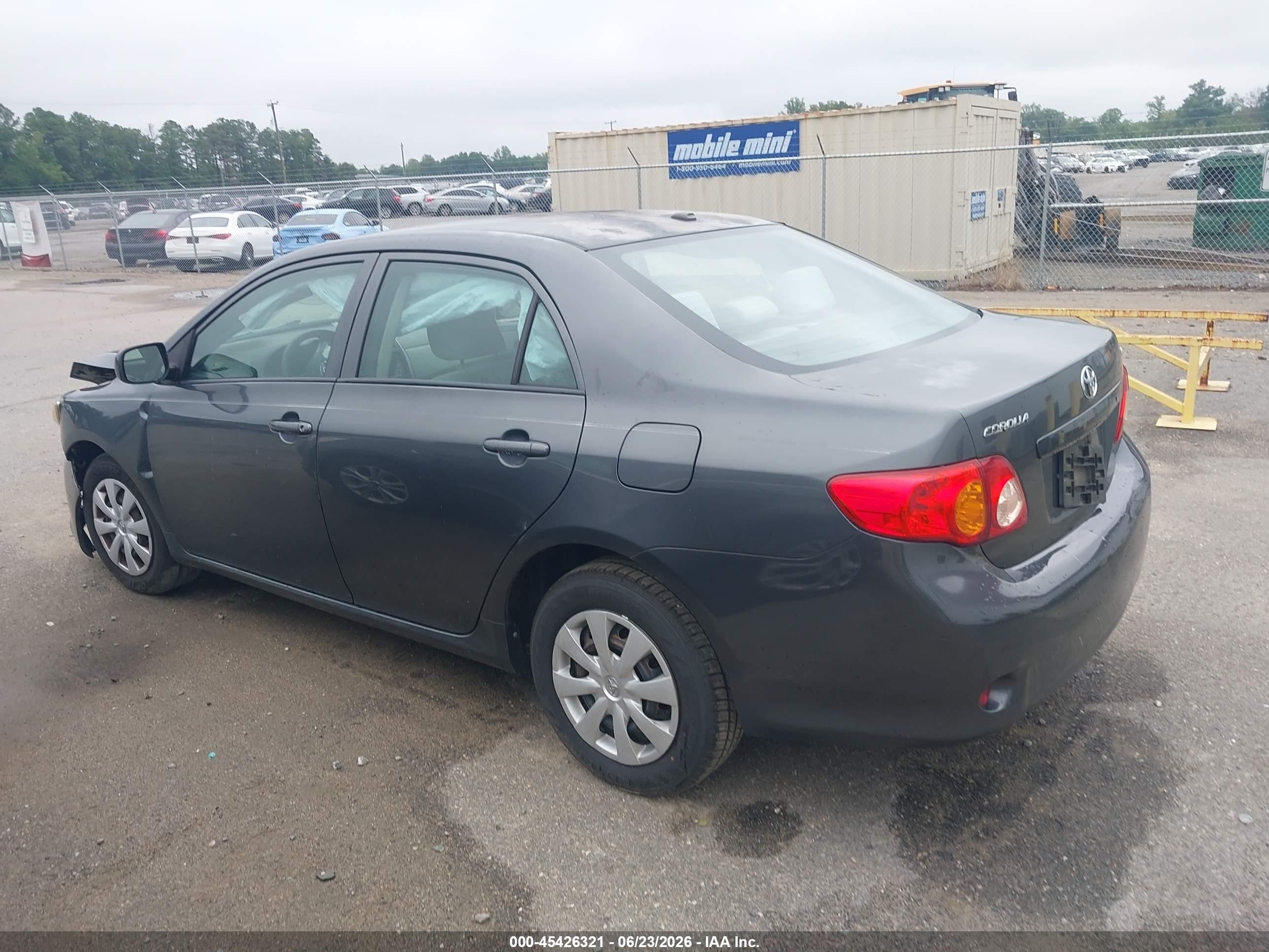 2010 Toyota Corolla Le Gray vin: 2T1BU4EE8AC320246
