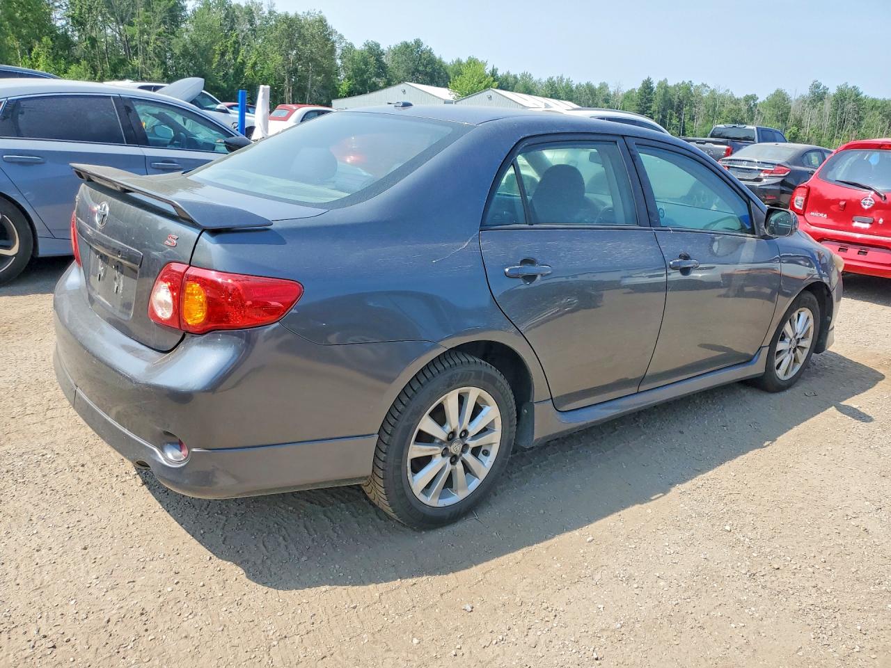 2010 Toyota Corolla Base Gray vin: 2T1BU4EE8AC345390