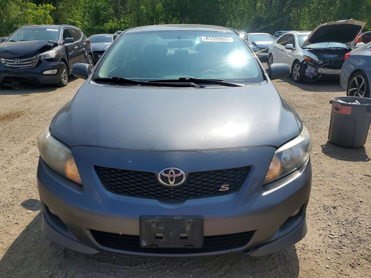 2010 Toyota Corolla Base Gray vin: 2T1BU4EE8AC345390