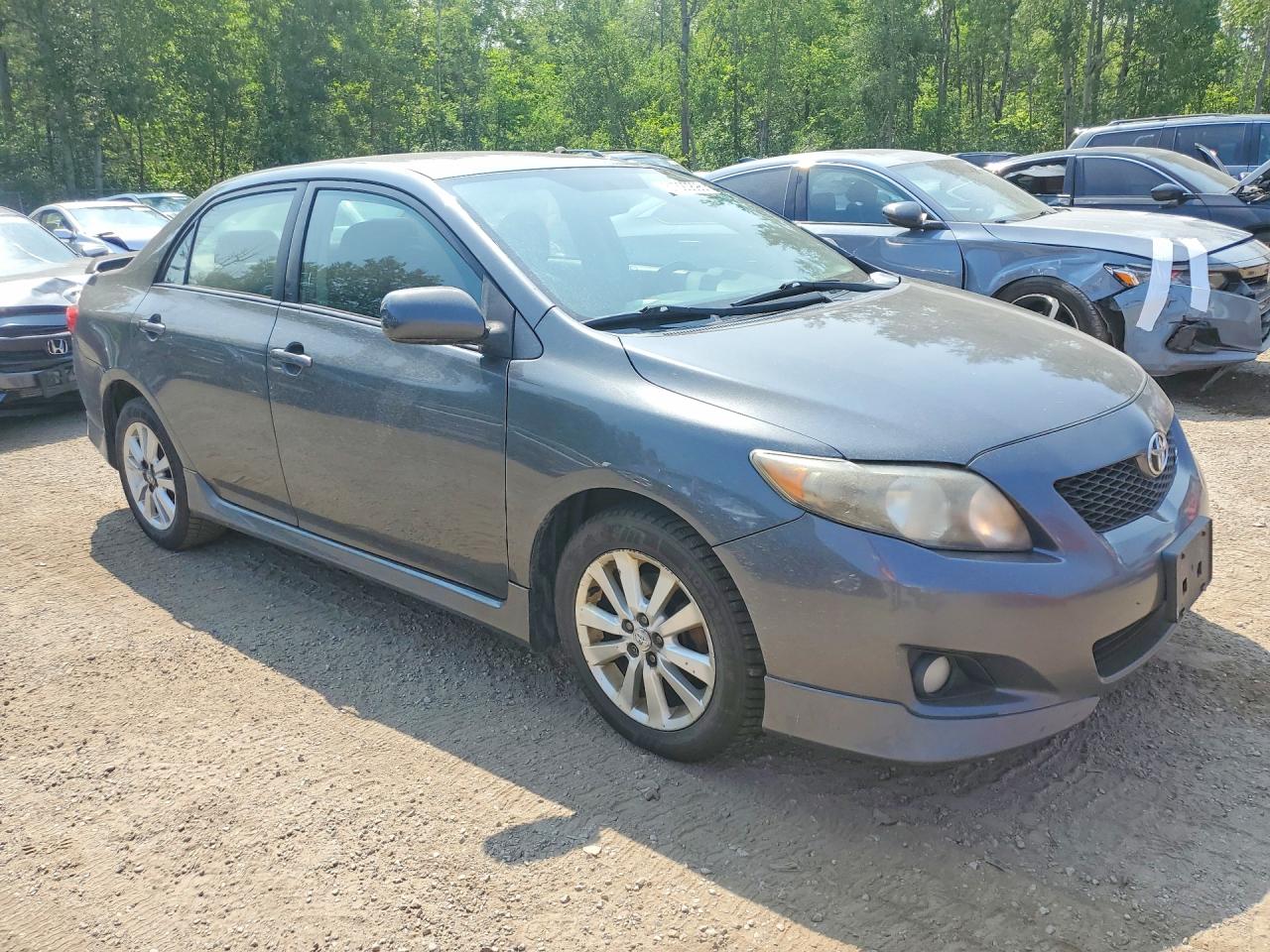 2010 Toyota Corolla Base Gray vin: 2T1BU4EE8AC345390