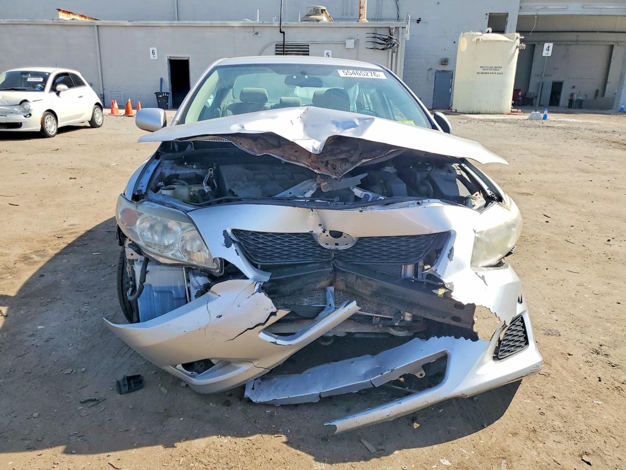 2010 Toyota Corolla Le Silver vin: 2T1BU4EE8AC351805