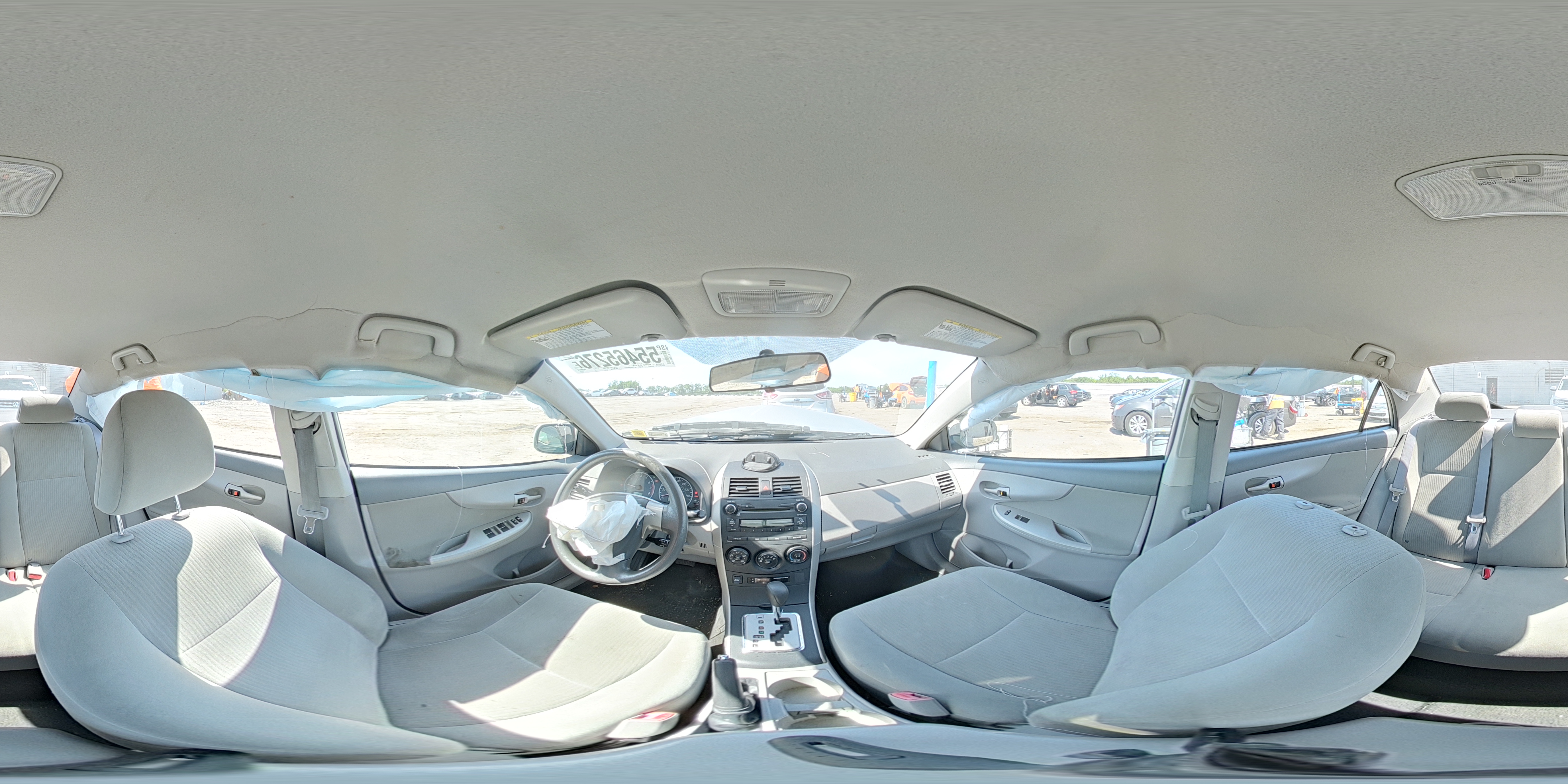 2010 Toyota Corolla Le Silver vin: 2T1BU4EE8AC351805