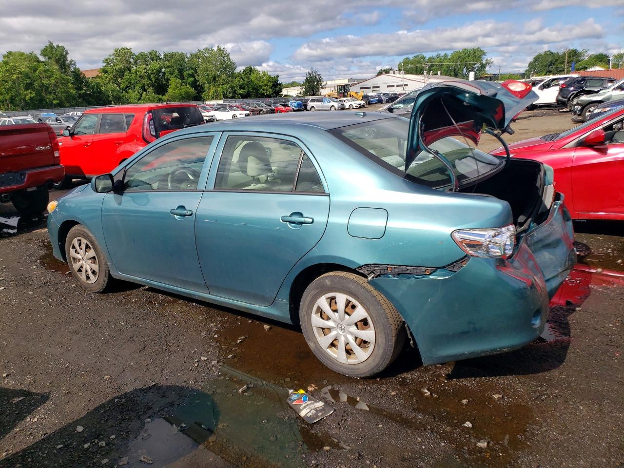 2010 Toyota Corolla Le Teal vin: 2T1BU4EE8AC377742