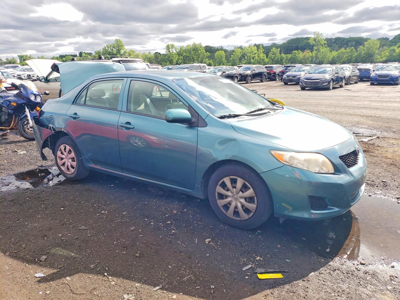 2010 Toyota Corolla Le Teal vin: 2T1BU4EE8AC377742