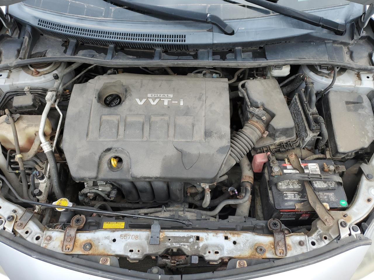 2010 Toyota Corolla Base Silver vin: 2T1BU4EE8AC378812