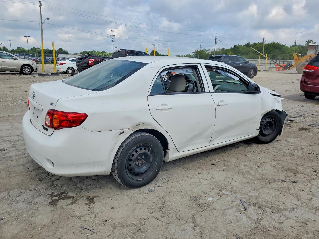 2010 Toyota Corolla Le White vin: 2T1BU4EE8AC396999