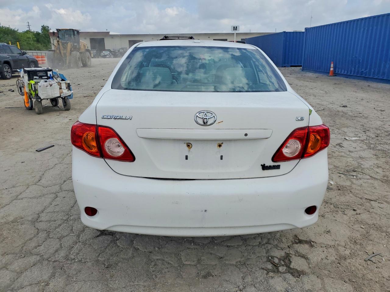 2010 Toyota Corolla Le White vin: 2T1BU4EE8AC396999