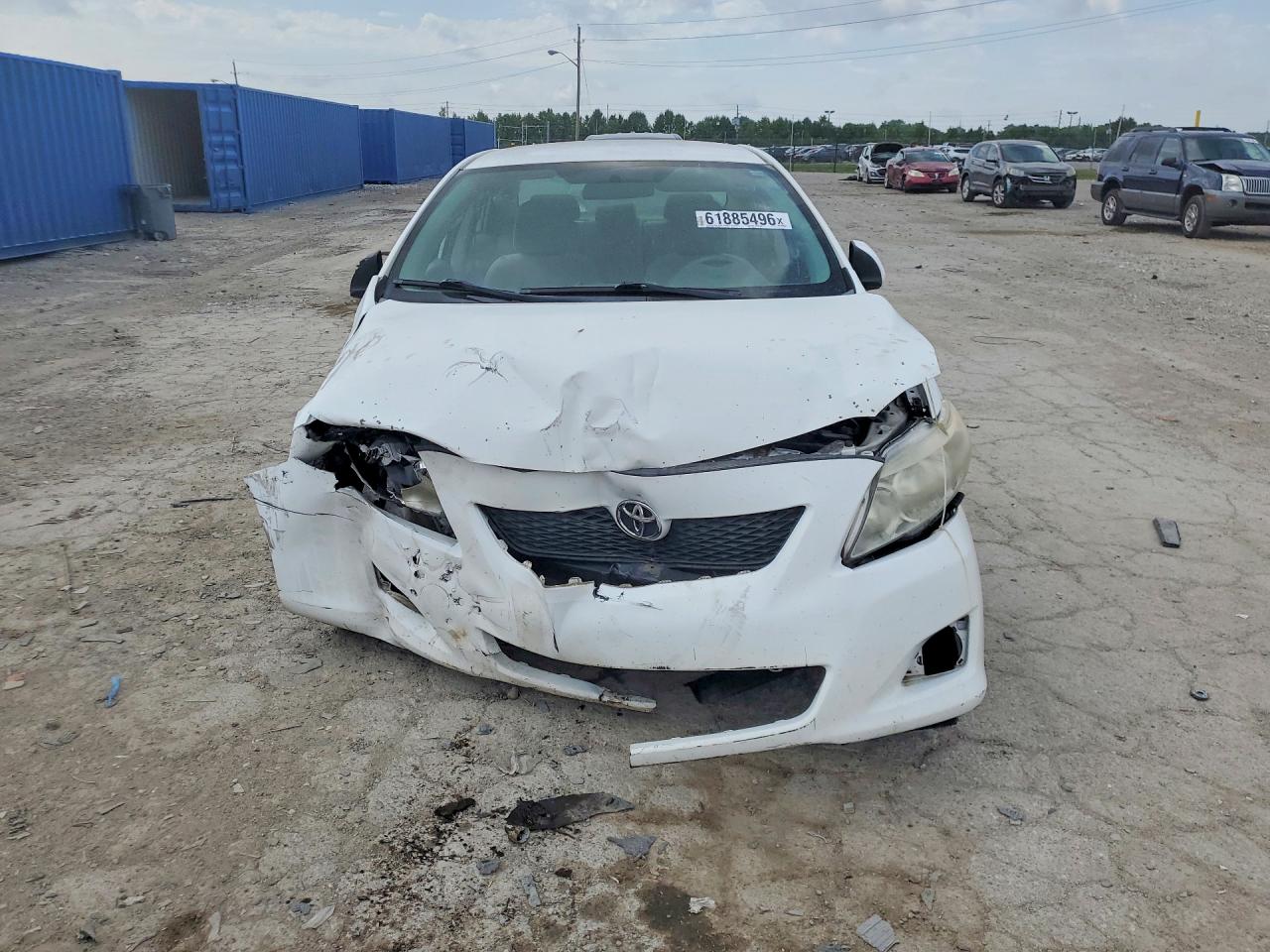2010 Toyota Corolla Le White vin: 2T1BU4EE8AC396999