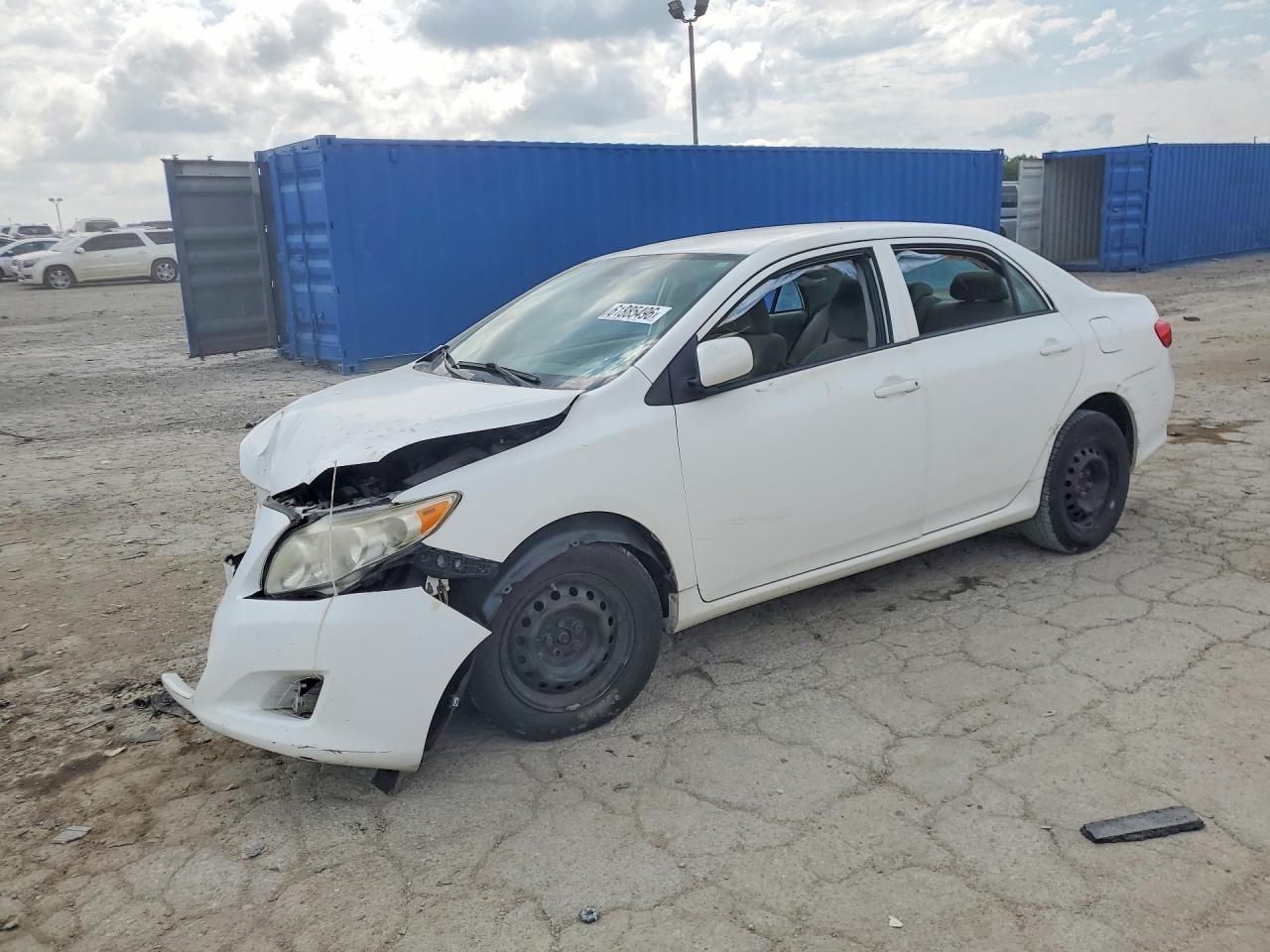2010 Toyota Corolla Le Белый vin: 2T1BU4EE8AC396999