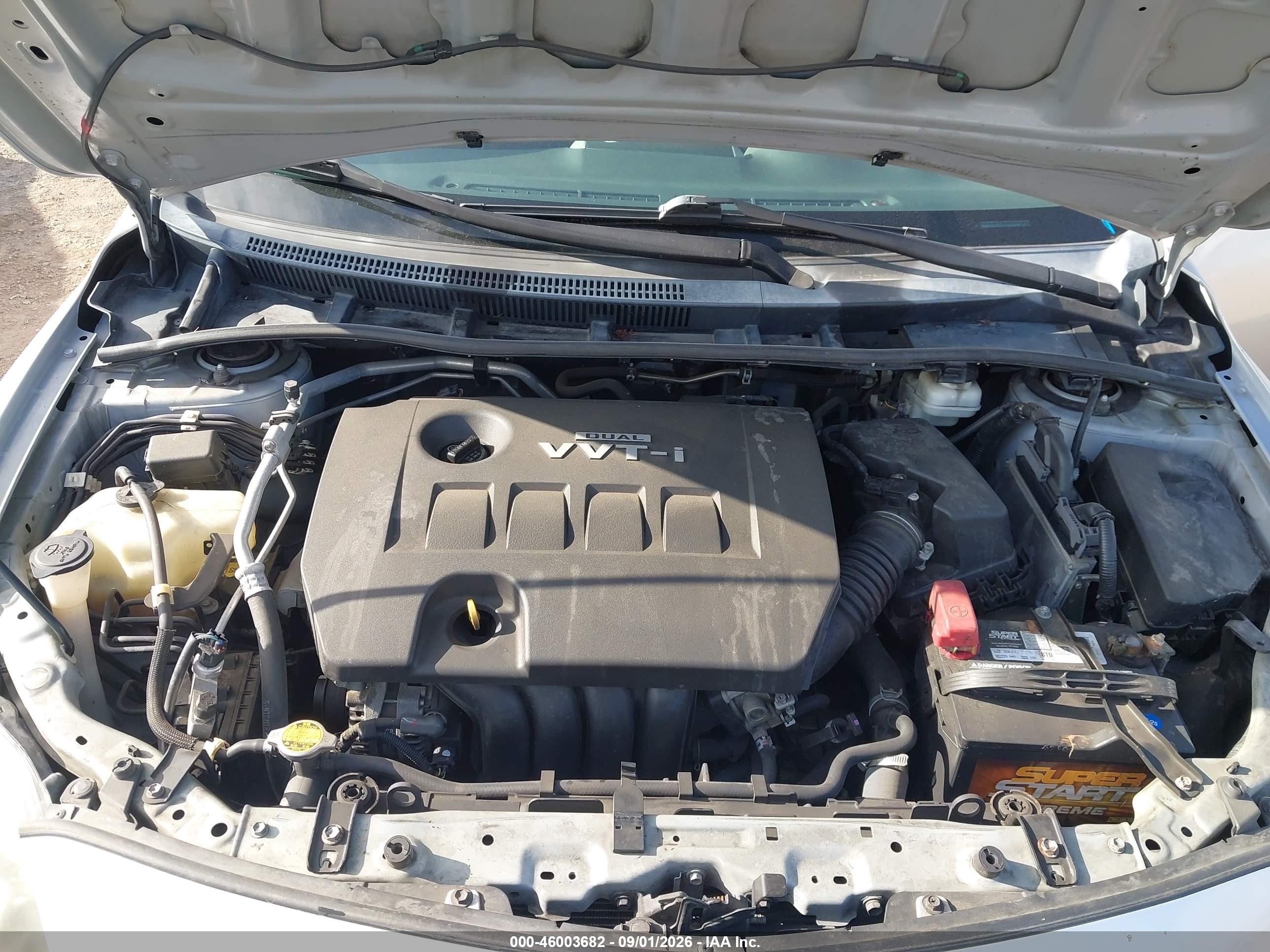 2010 Toyota Corolla S Серебряный vin: 2T1BU4EE8AC405023