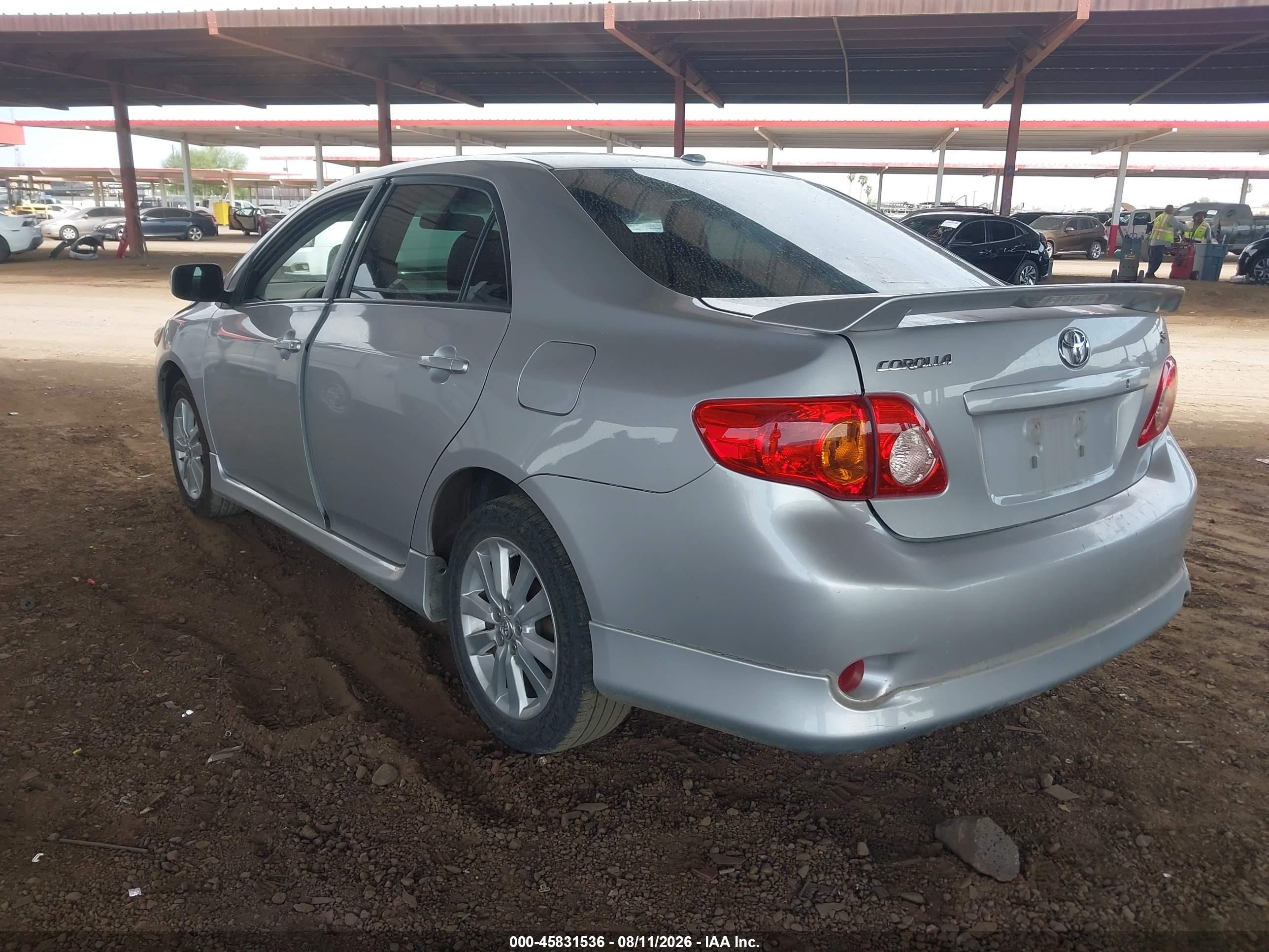 2010 Toyota Corolla S Silver vin: 2T1BU4EE8AC425322