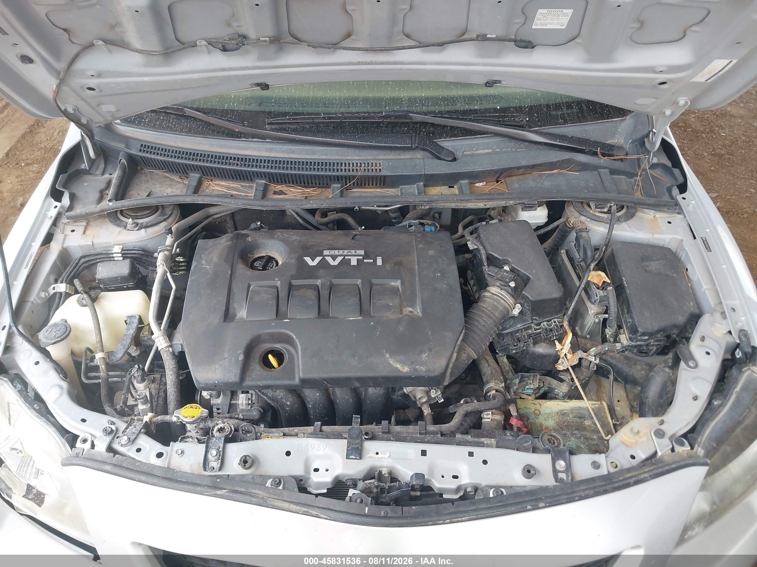 2010 Toyota Corolla S Silver vin: 2T1BU4EE8AC425322