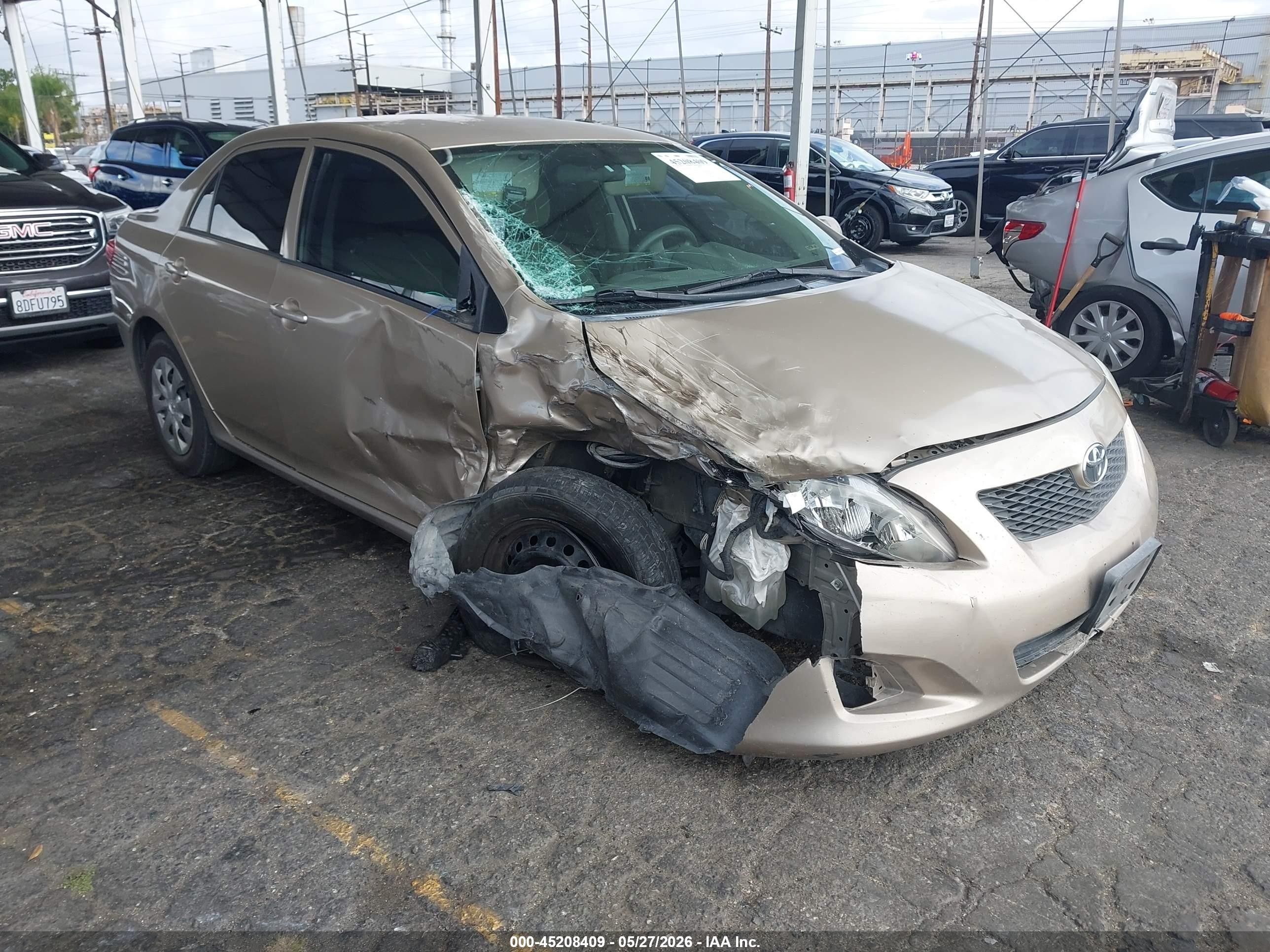 2010 Toyota Corolla Le Gold vin: 2T1BU4EE8AC436045