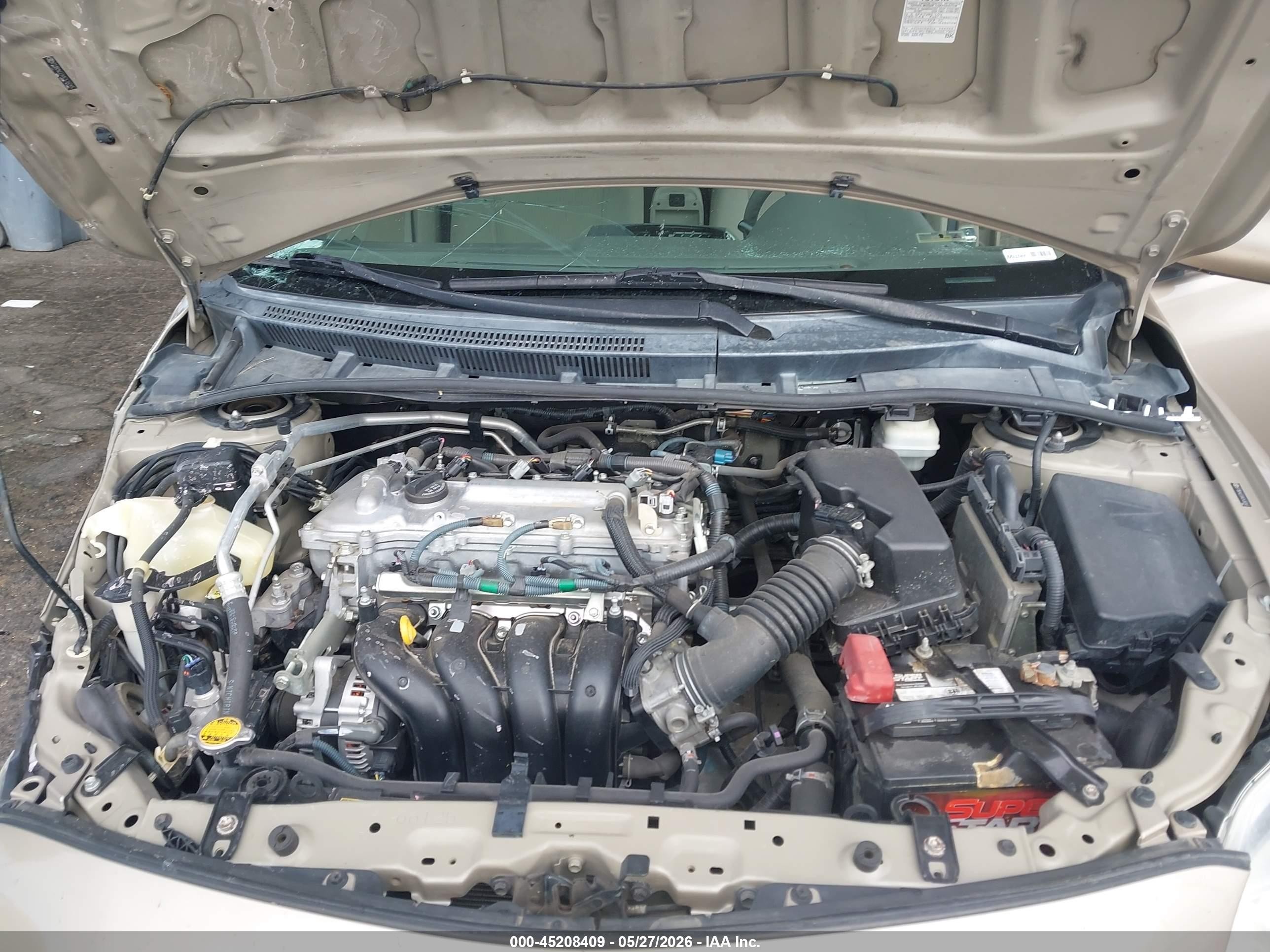 2010 Toyota Corolla Le Gold vin: 2T1BU4EE8AC436045