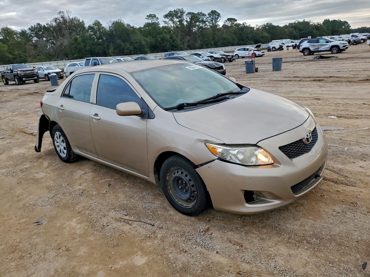 2010 Toyota Corolla Base Beige vin: 2T1BU4EE8AC438782