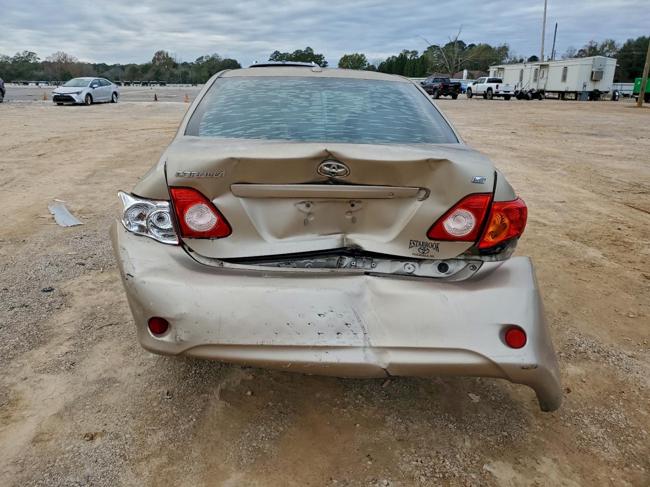 2010 Toyota Corolla Base Beige vin: 2T1BU4EE8AC438782