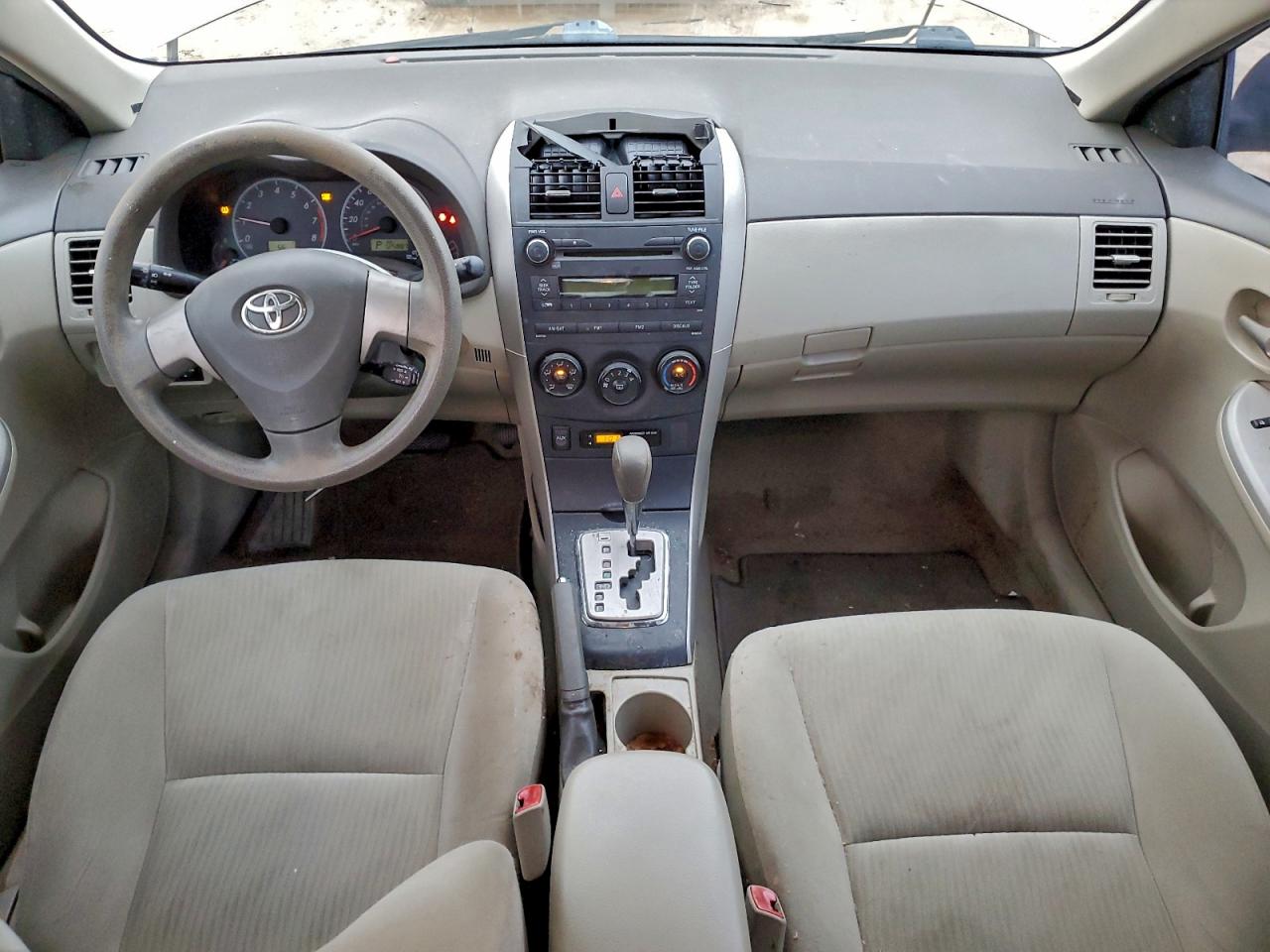 2010 Toyota Corolla Base Beige vin: 2T1BU4EE8AC438782