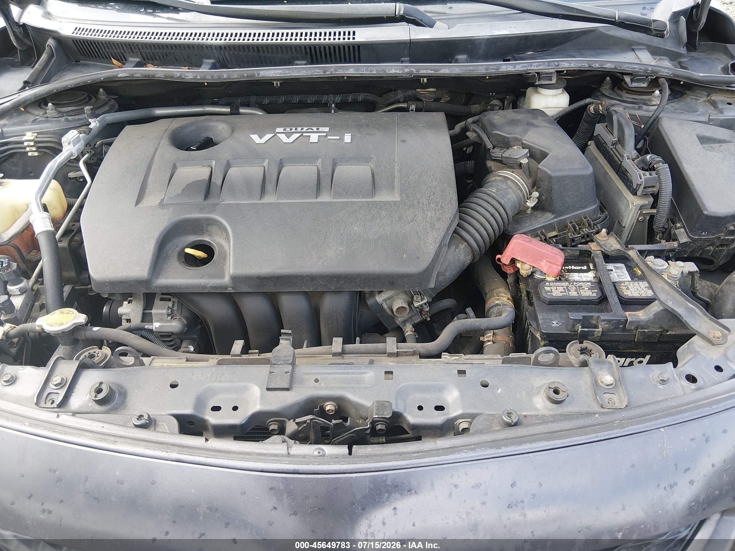 2010 Toyota Corolla S Gray vin: 2T1BU4EE8AC474214