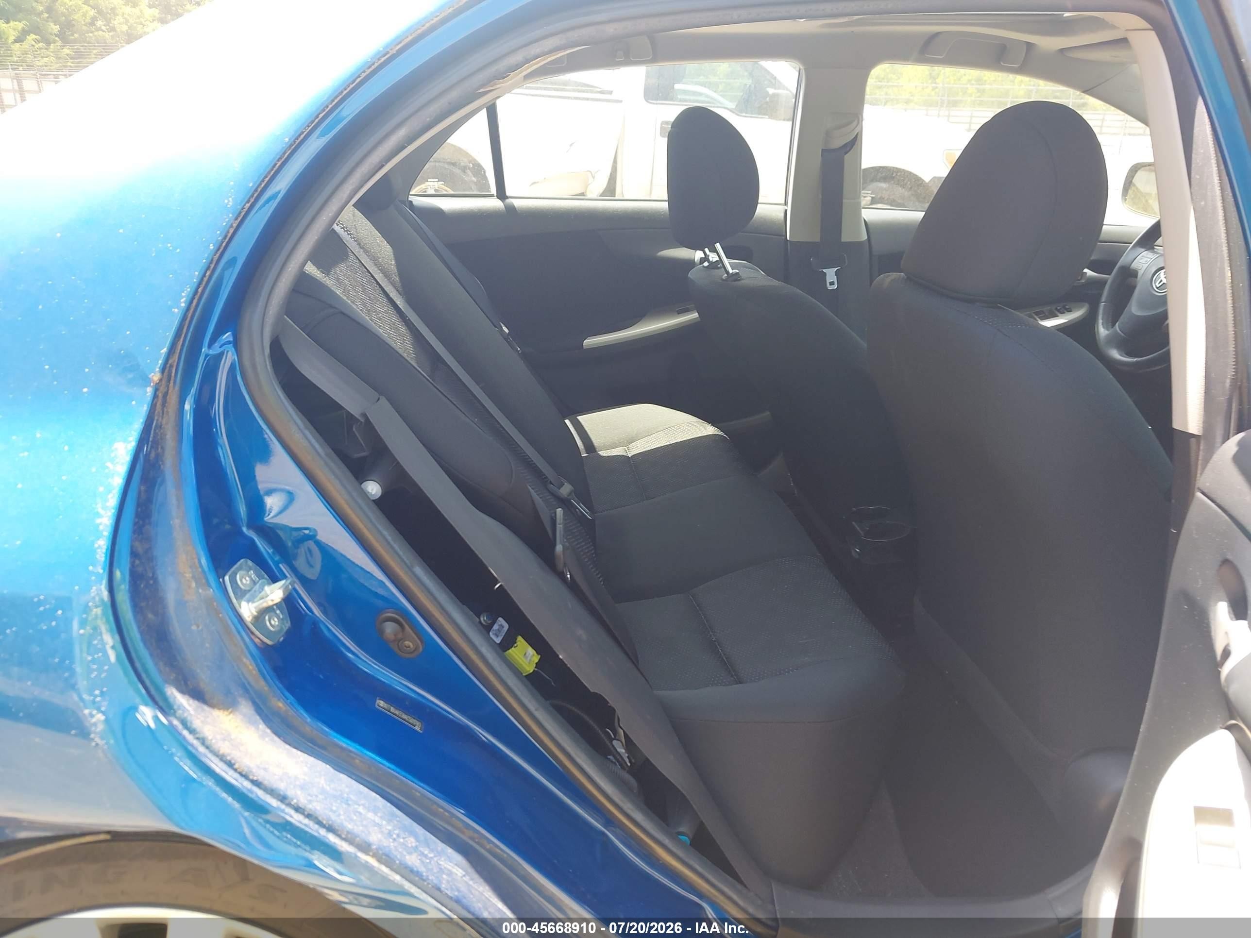 2010 Toyota Corolla S Blue vin: 2T1BU4EE8AC501783