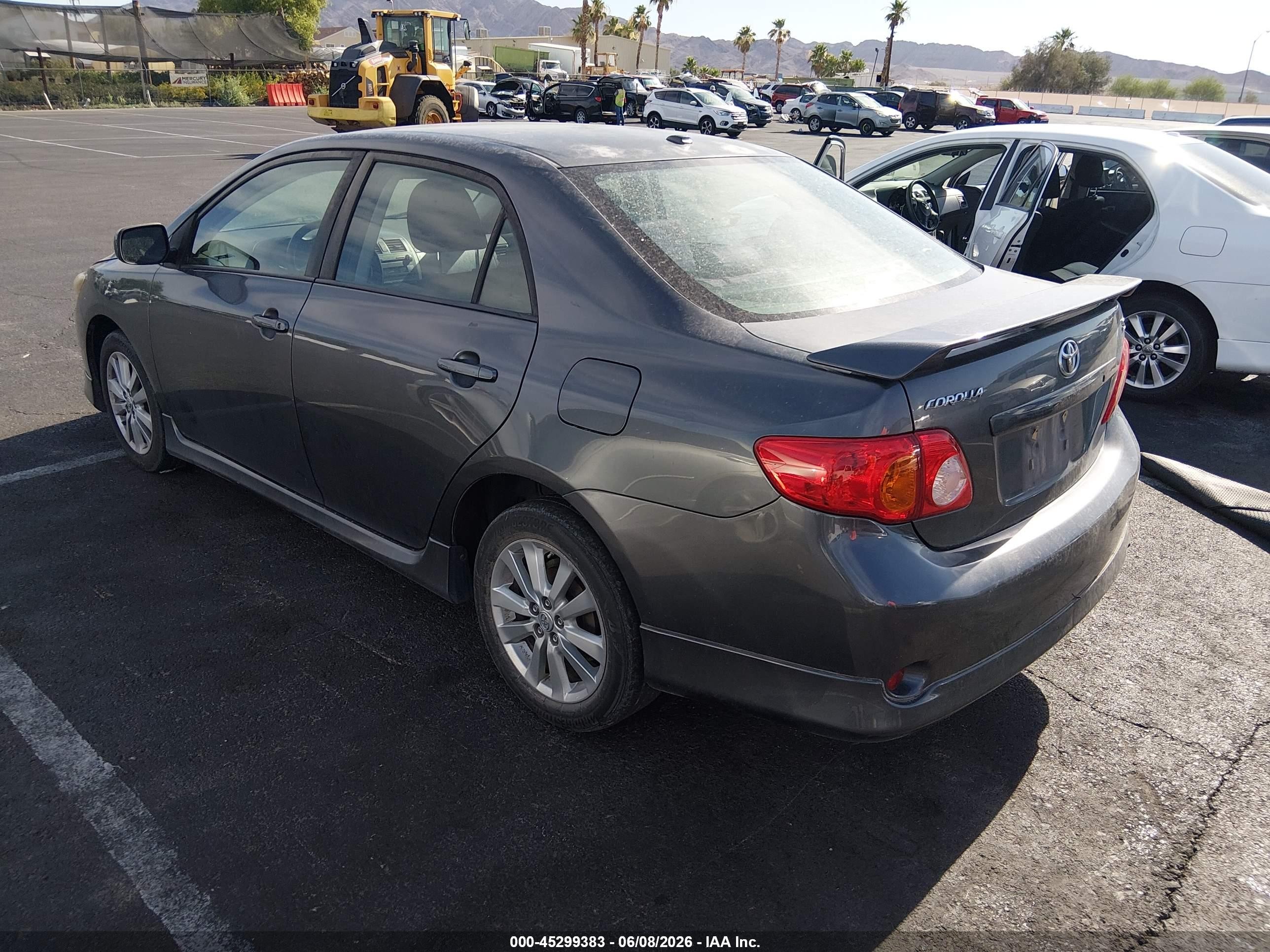 2010 Toyota Corolla S Gray vin: 2T1BU4EE8AC505834