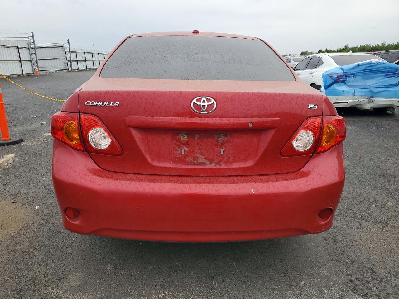2010 Toyota Corolla Le Красный vin: 2T1BU4EE8AC509799