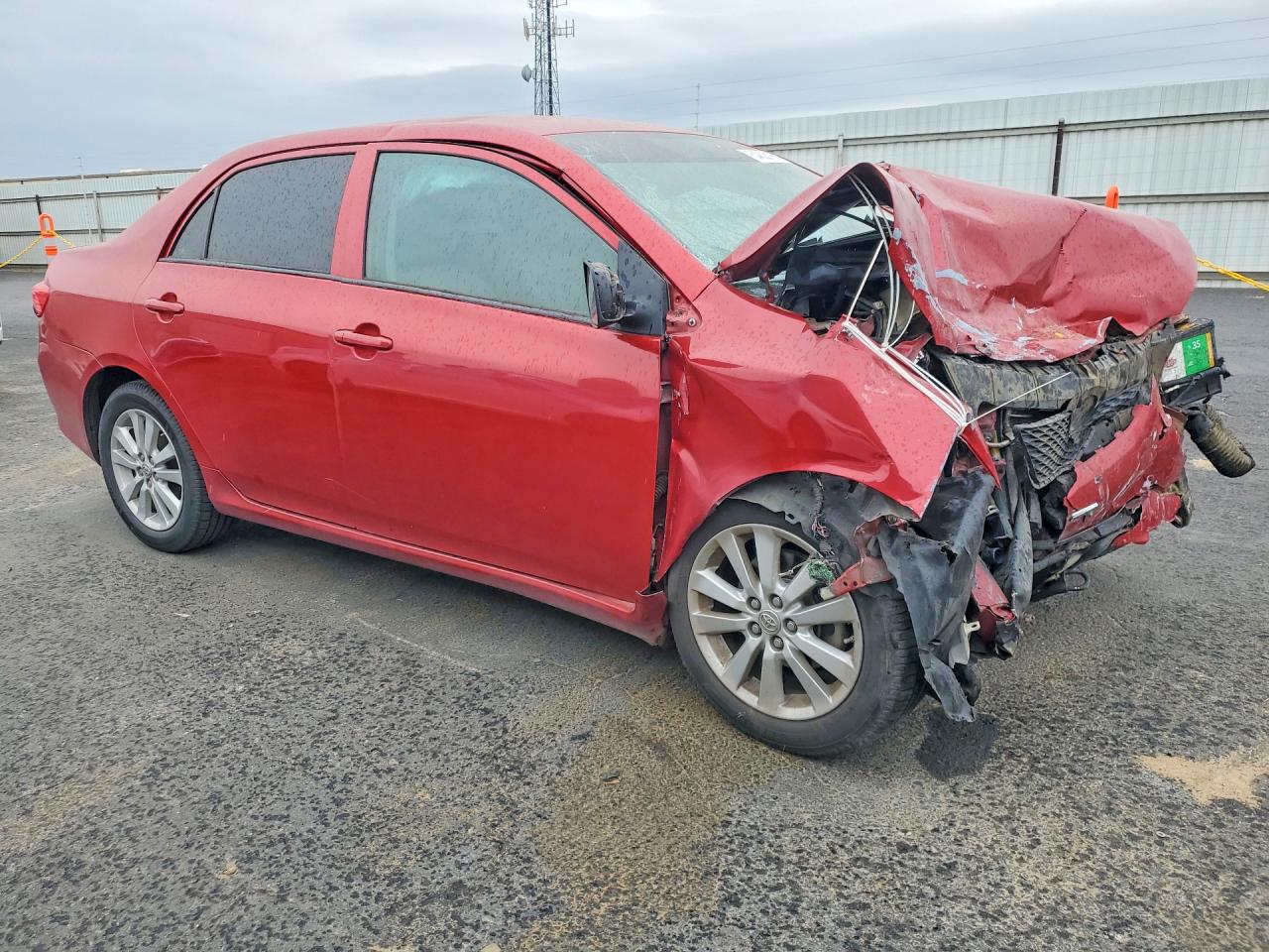 2010 Toyota Corolla Le Красный vin: 2T1BU4EE8AC509799
