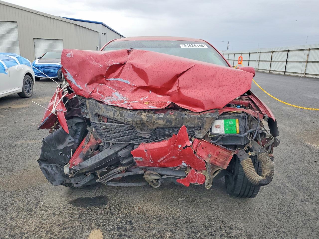 2010 Toyota Corolla Le Красный vin: 2T1BU4EE8AC509799