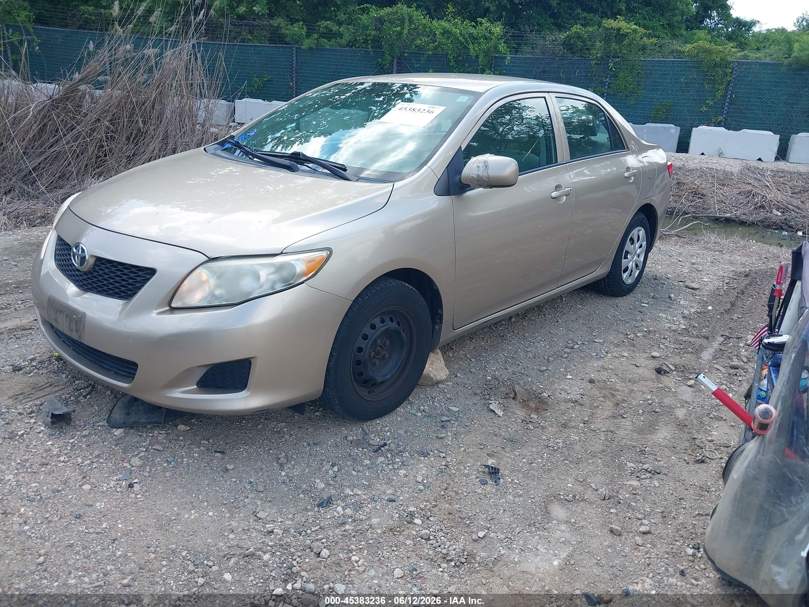 2010 Toyota Corolla Le Gold vin: 2T1BU4EE8AC520365
