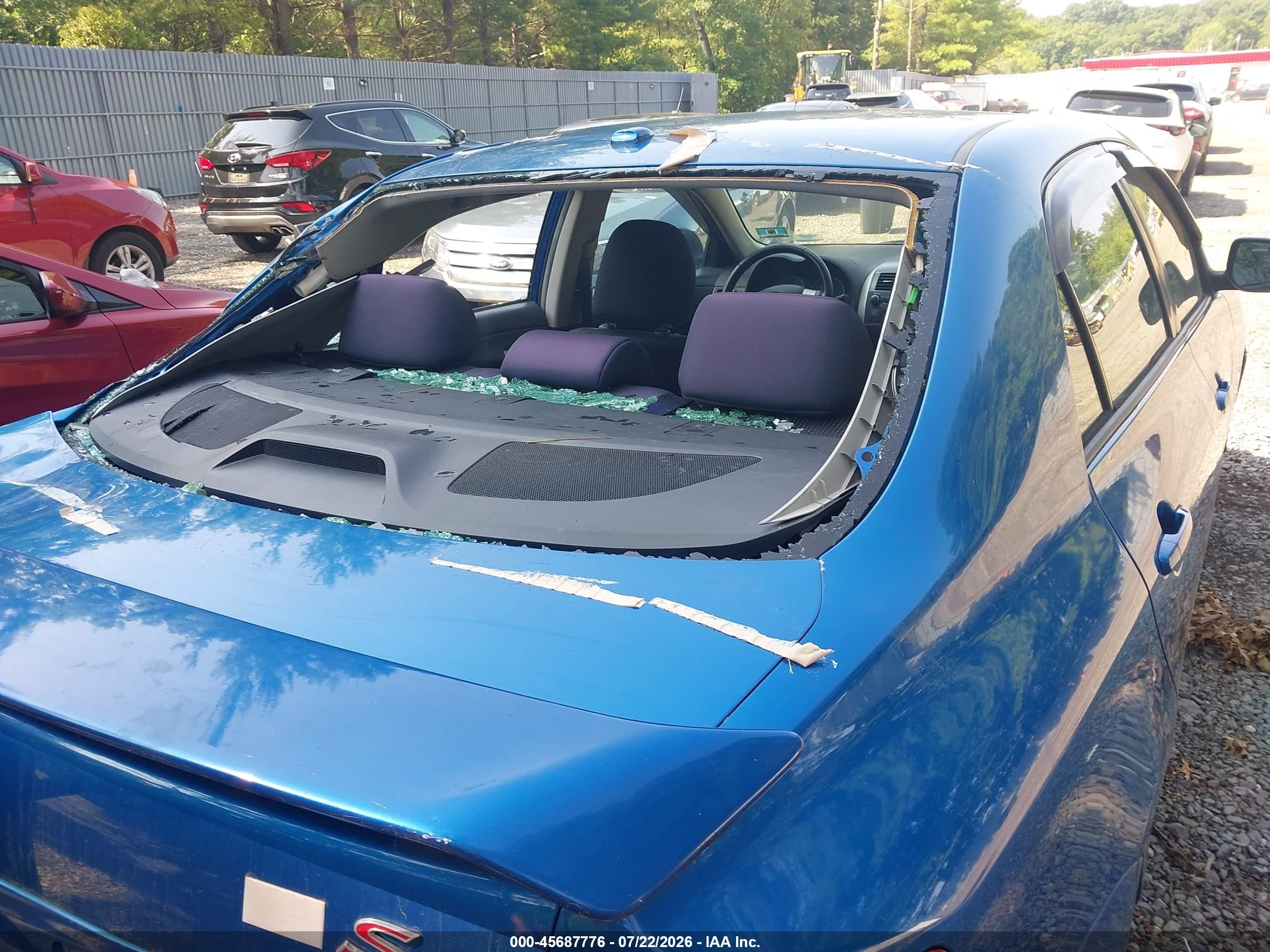 2010 Toyota Corolla S Blue vin: 2T1BU4EE8AC522889